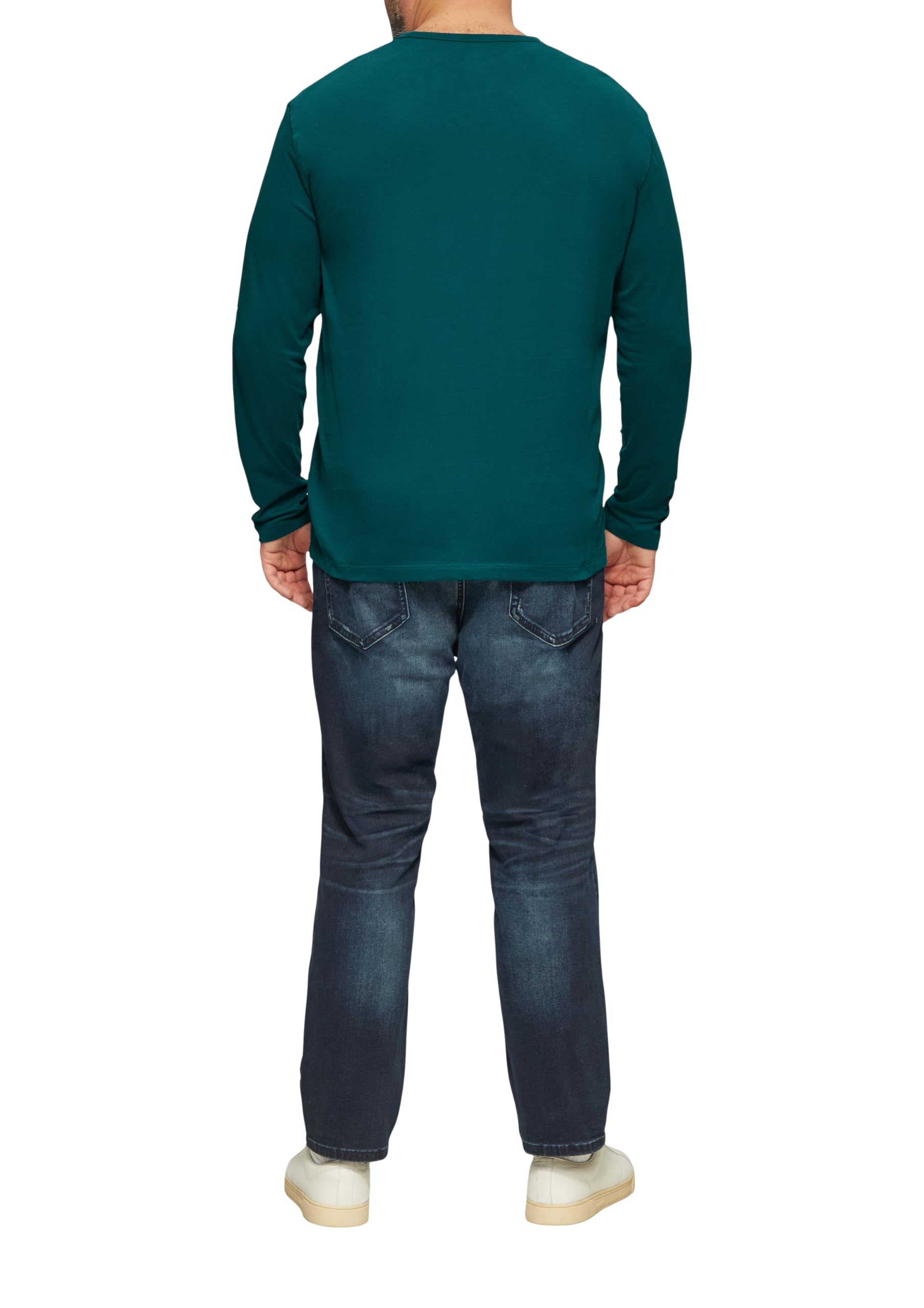 s.Oliver Langarmshirt mit Logo-Detail