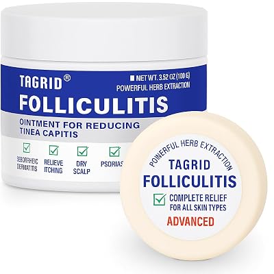 Folliculitis Cream & Folliculitis Soap – 2-In-1 Folliculitis Treatment, Folliculitis Set for Scalp, Face & Body – Soothing Care for Ingrown Hair, Redness & Irritation – Ultimate Duo 90g