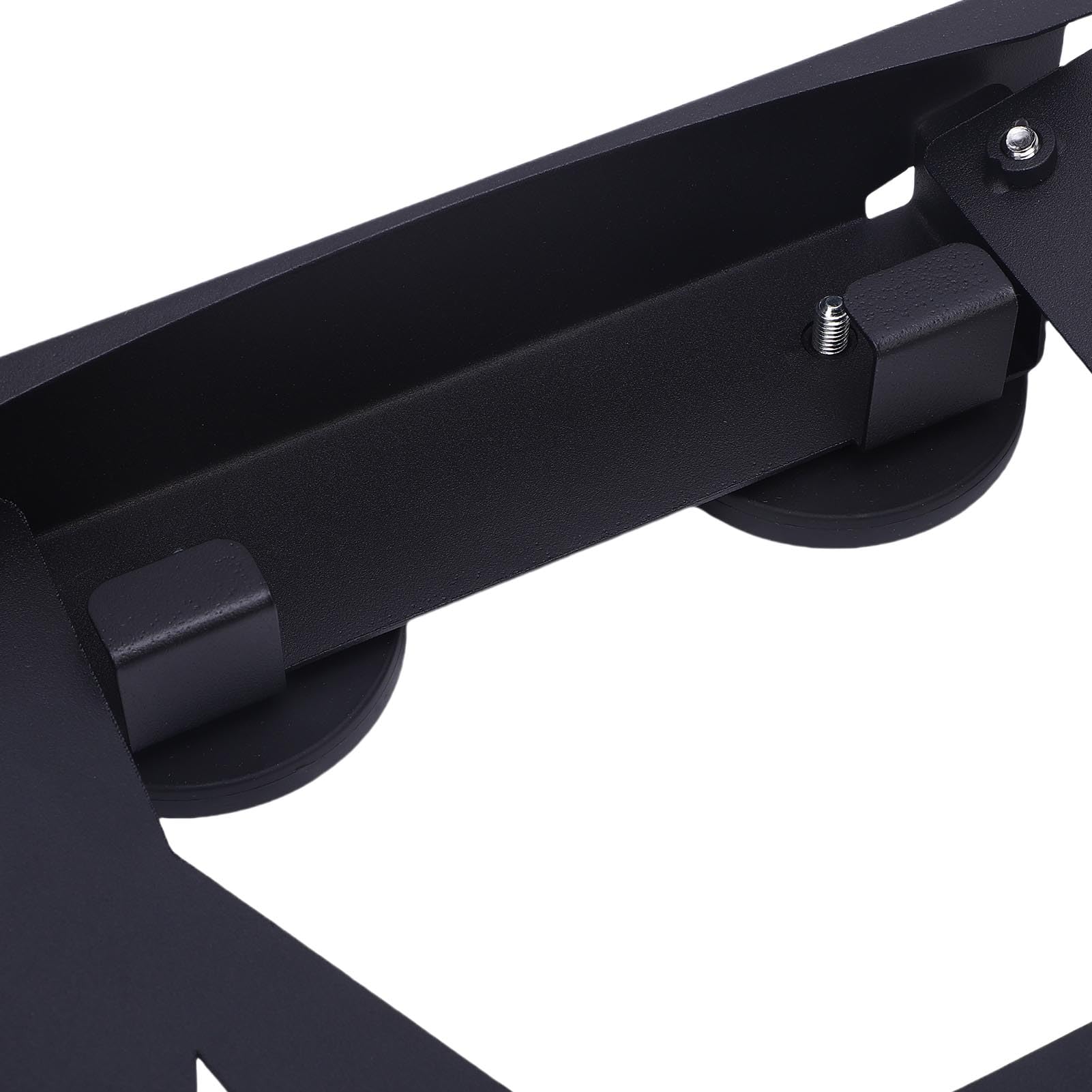 Drfeify Soporte de Techo para Coche Satélite Apto para Mini, Kit de Montaje Magnético de Liberación Rápida de Hierro con 4 Imanes de 264 Libras de Sujeción con Bases Recubiertas de Goma para Uso en