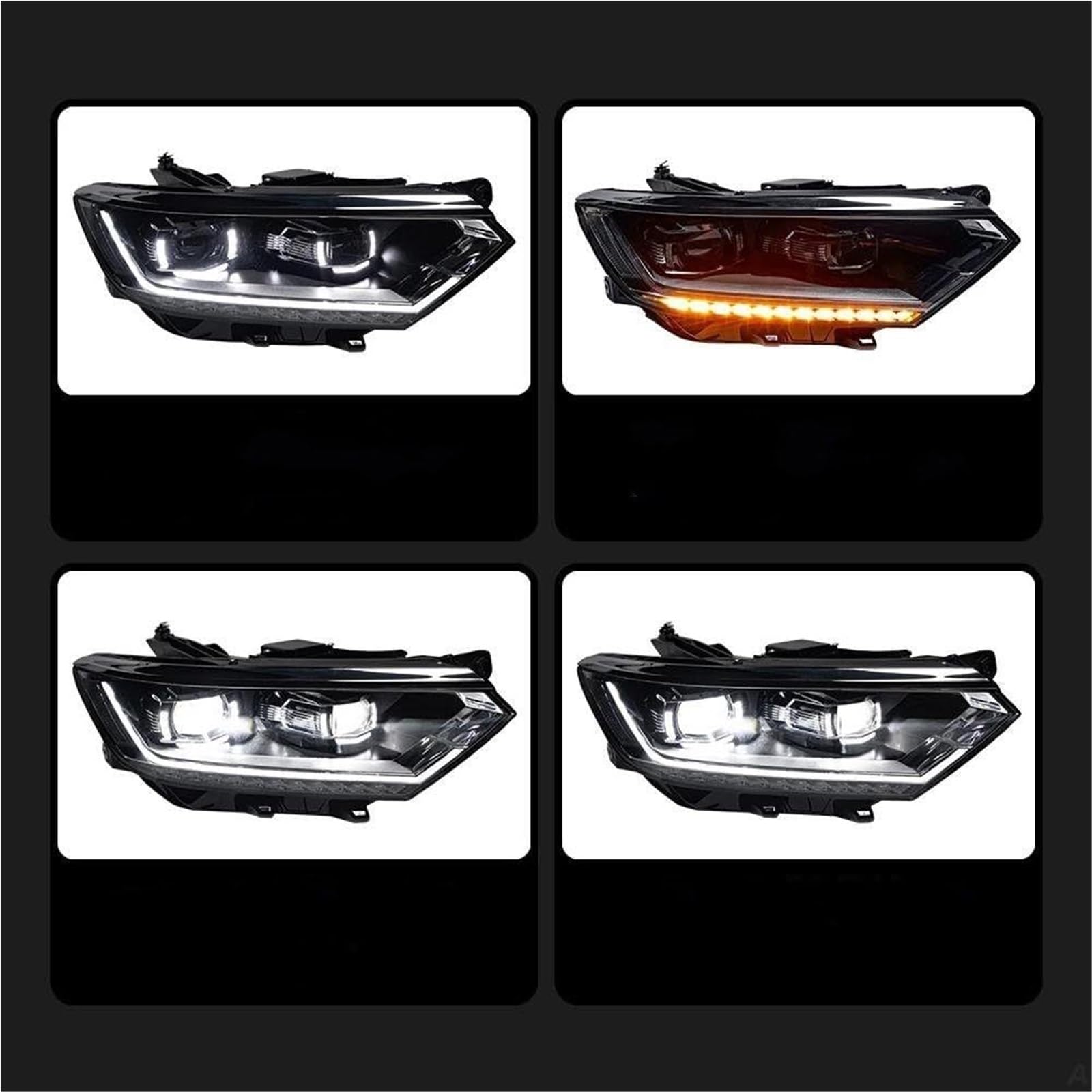 Komplette Scheinwerferbaugruppe für PKW Für vw Für Passat B8 2016-2019 Auto Lichter Scheinwerfer Projektor Objektiv DRL