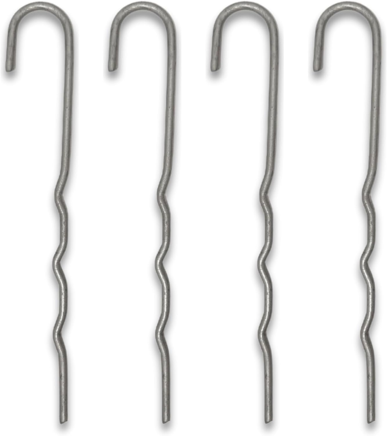 BATTING CAGES INC. BCI Batting Cage Stake Down Kit, Baseball and Softball Heavy Duty Metal Ground Anchor Set for Trapezoid Batting Cages Frames, 10 Pack