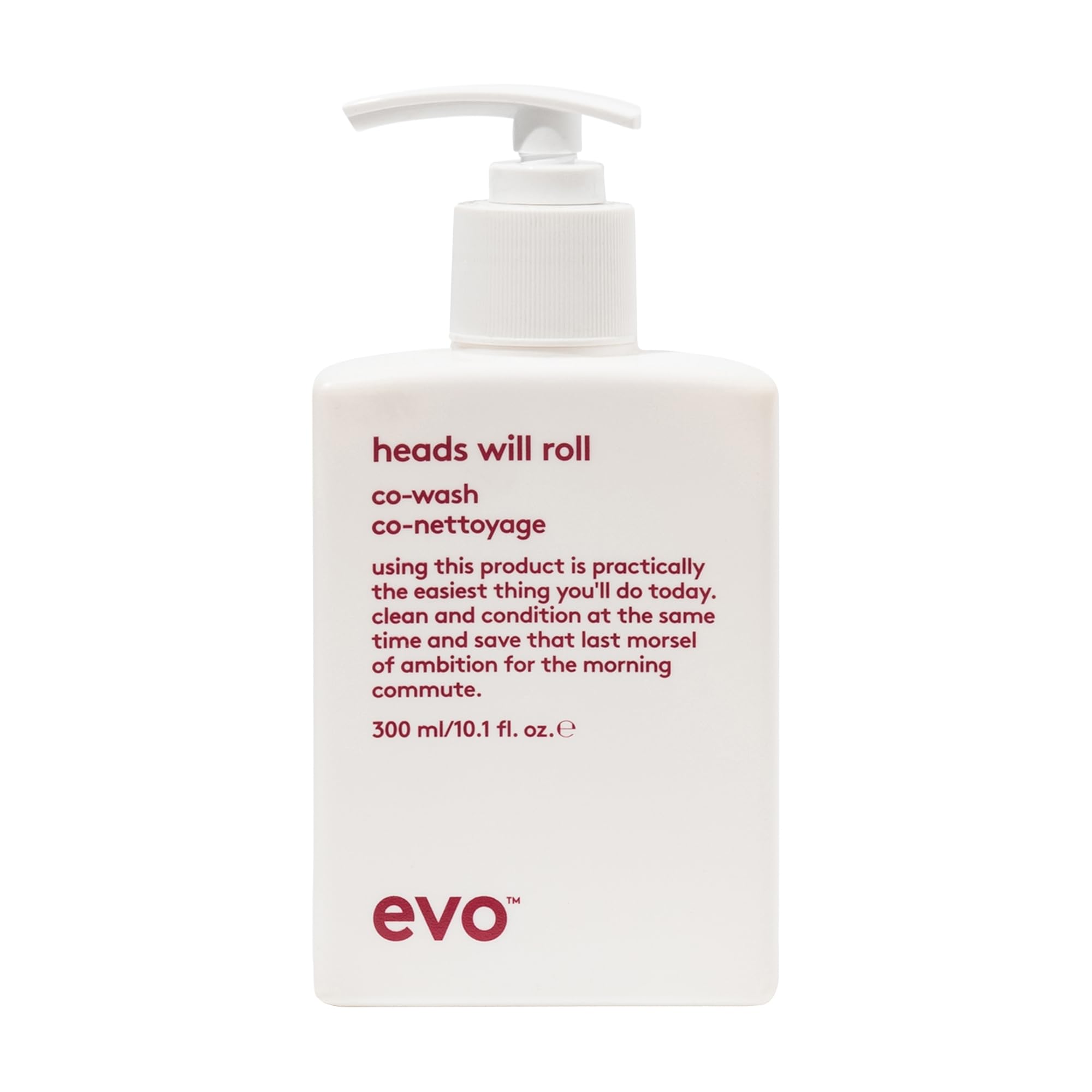 evo Heads Will Roll Cleansing Conditioner for Curly Hair - Moisturizing Curl Defining & Frizz Eliminating
