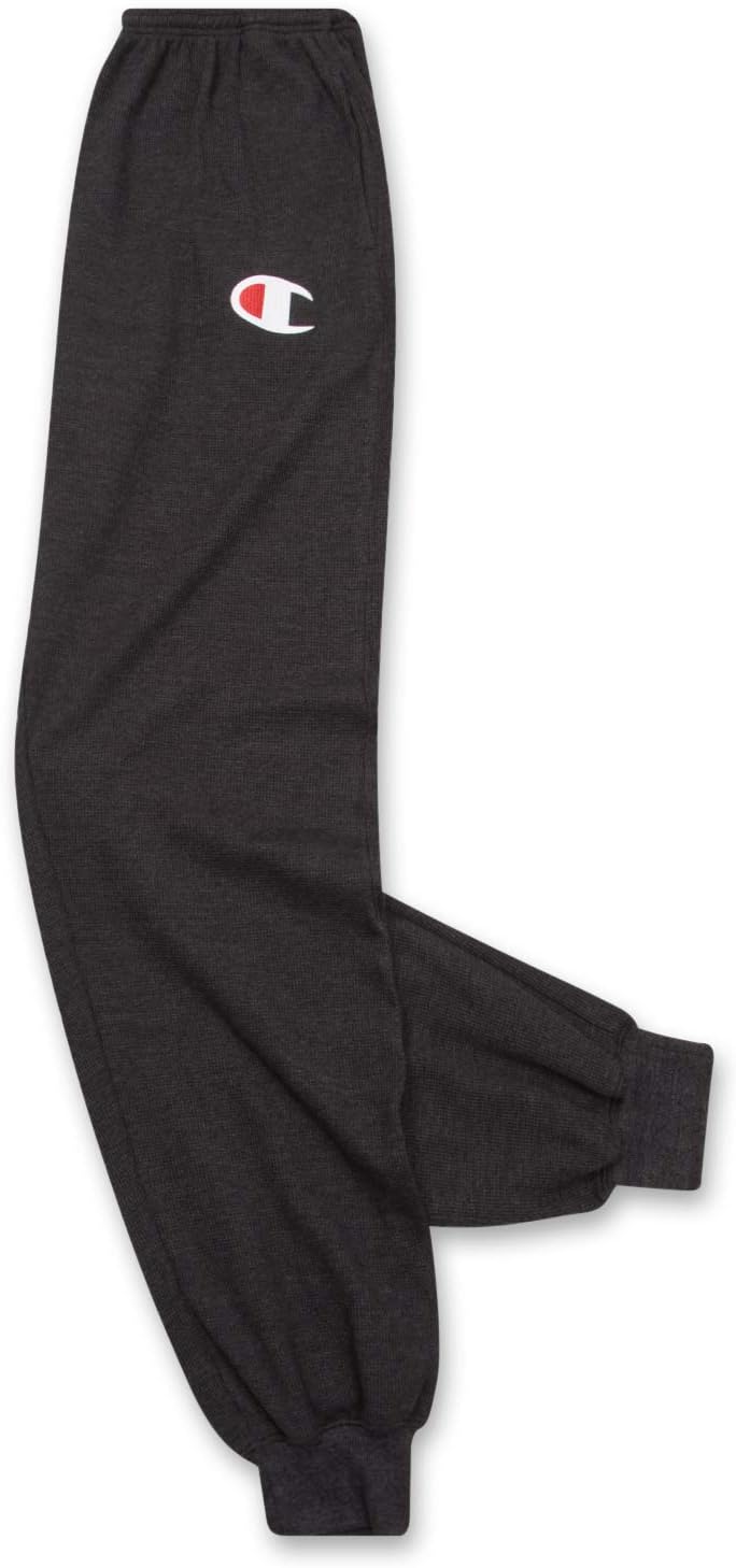 Champion Thermal Waffle Sweatpants Big and Tall - Lounge Jogger Sweatpants for Men - Image 3