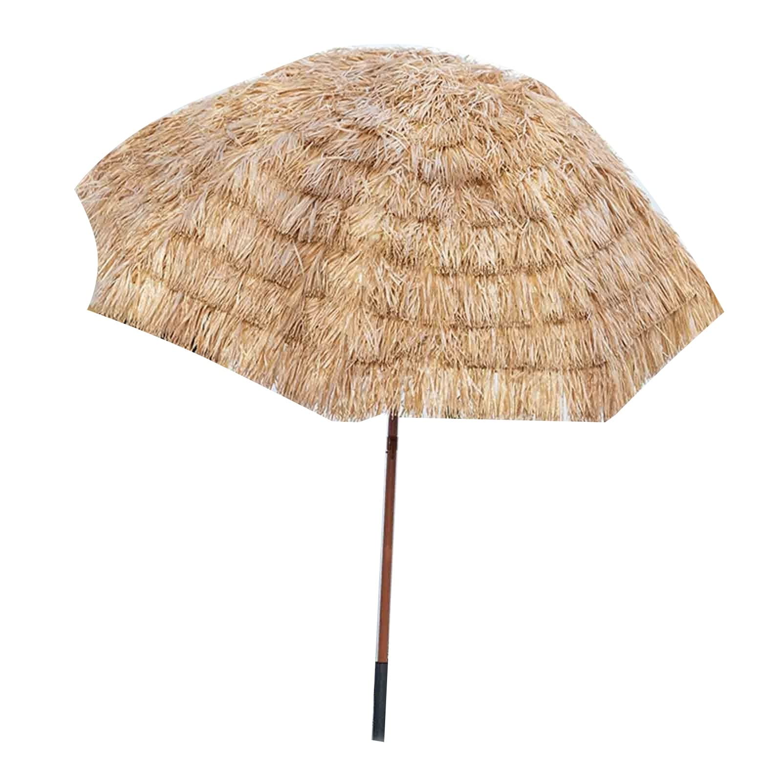 Sombrilla Parasol De Para Terraza Jardin 240cm Sombrillas Playa Antiviento Sombrillas Terraza Con 8 Costillas Y Basculantesombrilla De Paja Diámetro De La Varilla 32mm Para Balcón Césped Piscina