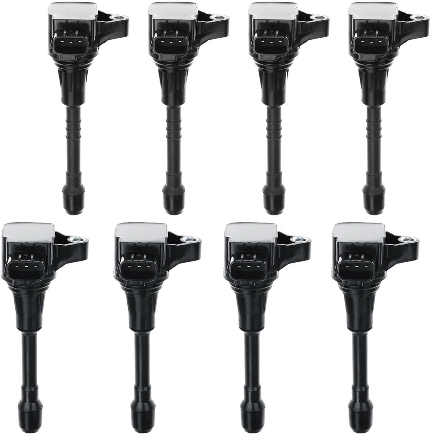 8pcs Ignition Coils Pack Front & Rear Bank for Nissan for Armada 5.6L V8 Male-Terminal Gender 3 Pins 12V Petrol-Fuel 224481LA0A C1835 49029 5C1892 175314 C1836 U5308