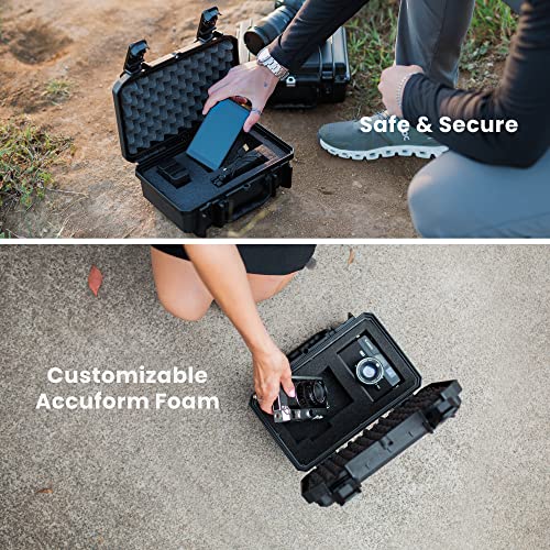 Seahorse 230 Heavy Duty Protective Dry Box Case With Foam - Tsa Approved/Mil Spec / Ip67 Waterproof/Usa Made For Ammo First Aid Kits Microphones Motorcycles Bikes (With Foam) #TOP3