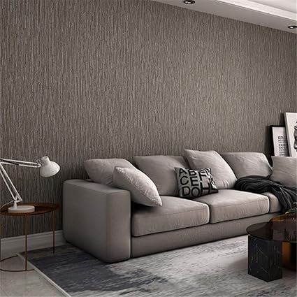 Amazon Co Jp 壁紙無地単色模造糸細かい縦縞寝室のリビングルームグレーソファ背景壁紙 0 53 10m Color C Diy 工具 ガーデン