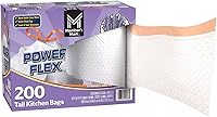 Vista 5 de Member's Mark Power Flex Tall Kitchen Drawstring Trash Bags (13 Gallon, 2 Rolls of 100 ct., 200 count total)
