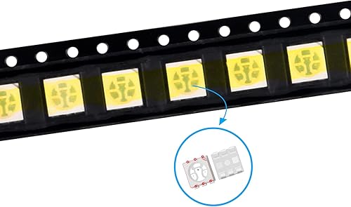 Miniatura 4 de (5 colores x 40 piezas  200 piezas) 5050 SMD LED diodo luces surtidas kit surtido (mini chip 0.197 in x 0.197 in para PCB DC 20mA) lámparas de