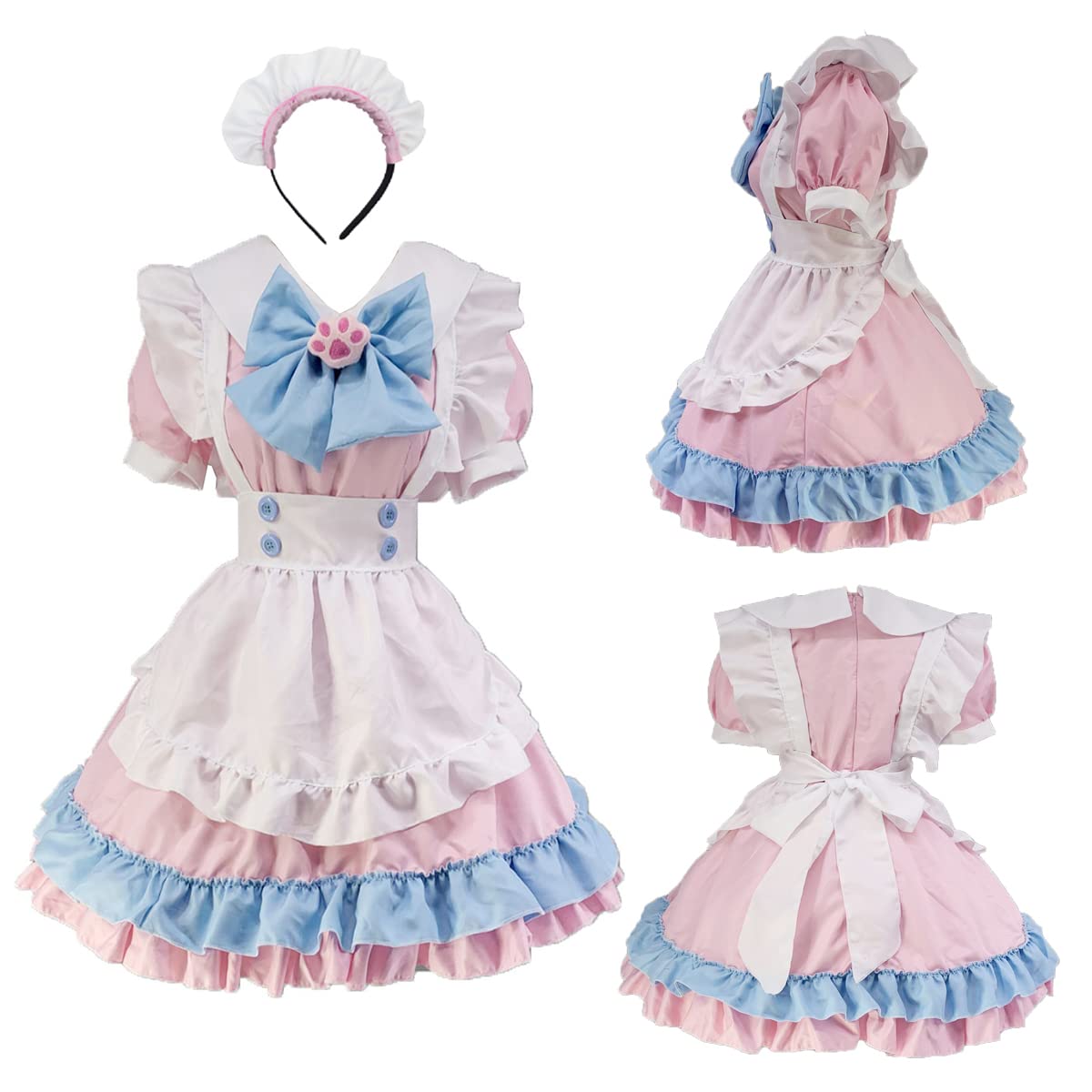 コスプレ　フリル　ロリータドレス アイドル衣装 かわいい メイド服 コスプレ フリル ロリータドレス アイドル衣装 かわいい メイド服