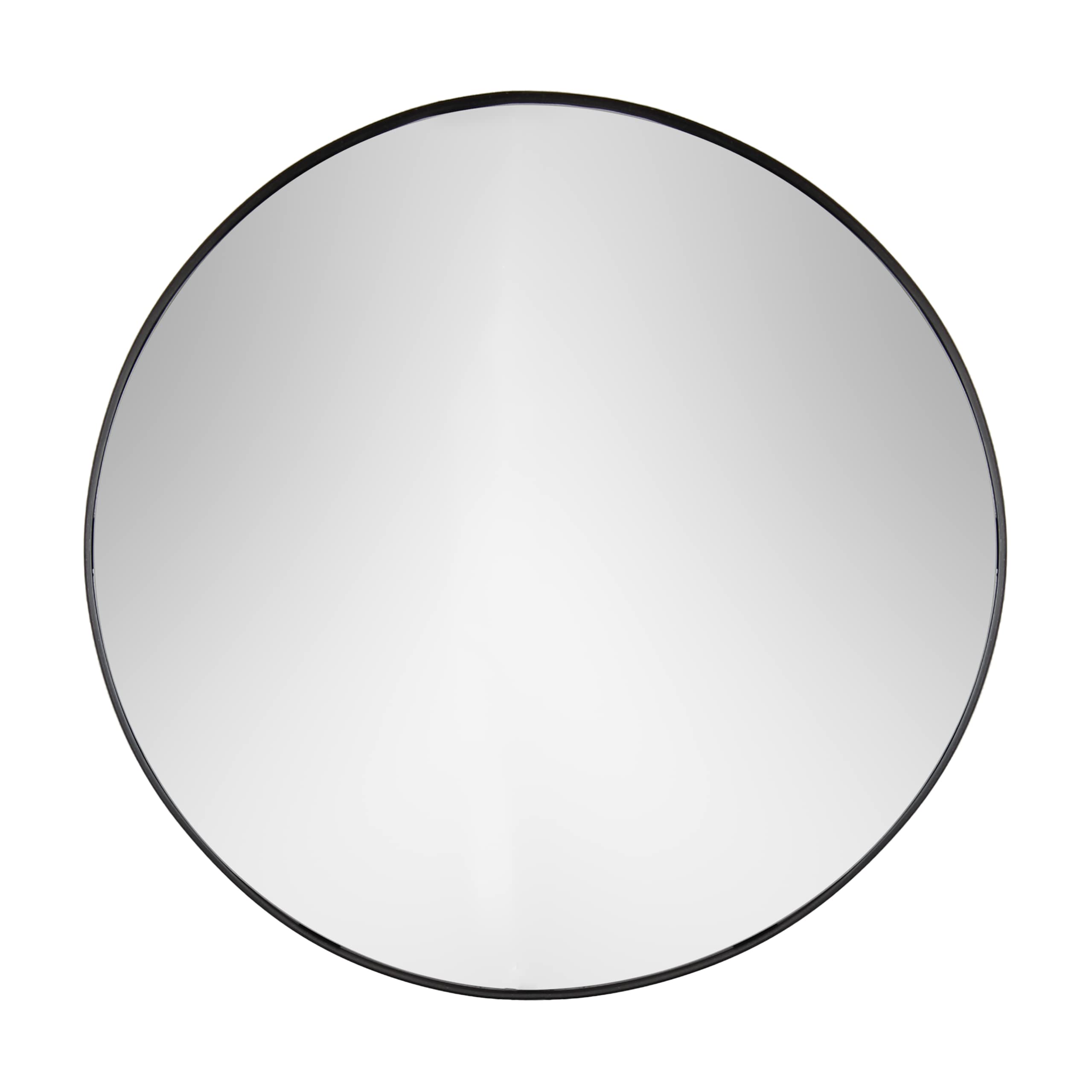 Round Metal Wall Mounted Accent Mirror