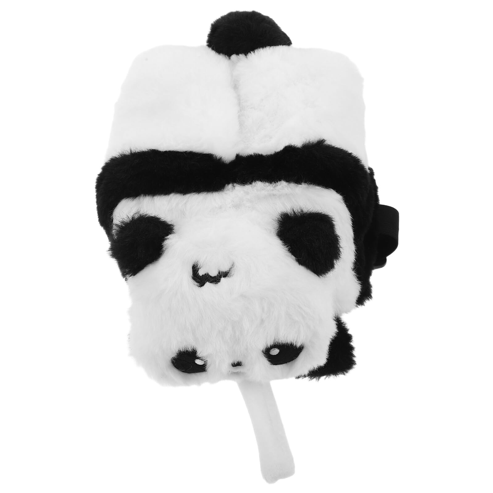 Boîte à mouchoirs panda en peluche pour accoudoir de voiture