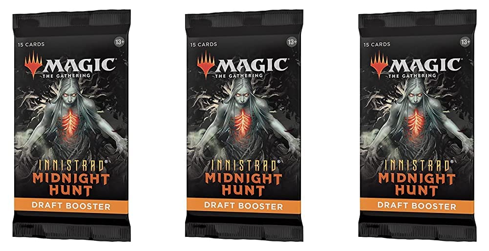 magic the gathering innistrad midnight hunt draft booster box 3 Packs Magic: Pack Lot MTG : Toys & Games New demon cards in 2–5 Uncommons Options:Gift Bundle Art 8ft Playmat leather_craft_tools