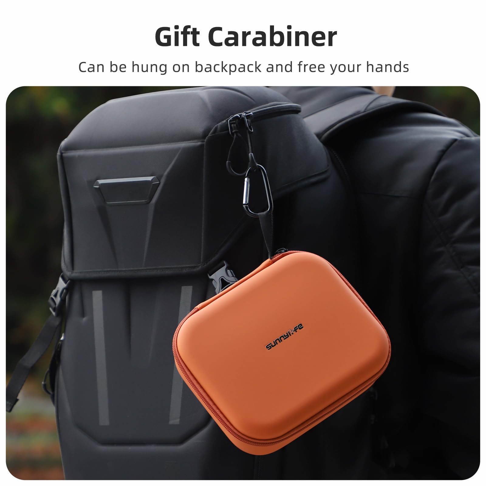 Bolsa de Transporte Funda Almacenamiento para dji Neo 2, Dron PU Bolsa Protectora Funda Protector Drones Accesorios para dji Neo 2 Drone Case-Orange