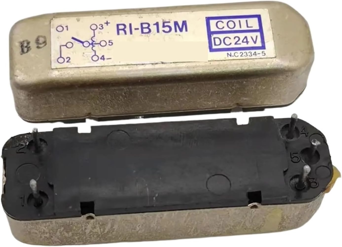 1pcs RI-D25M RI-D25MC RI-E25M DC12V RI-B15M DC24V Reed Relay Metal Sealed 4 Pins(RI-D25M DC12V)