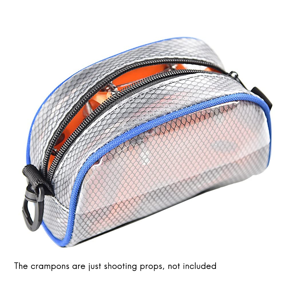 Bolsa para crampones resistente al desgaste, resistente a arañazos, accesorios pesados, bolsas de almacenamiento para montañismo