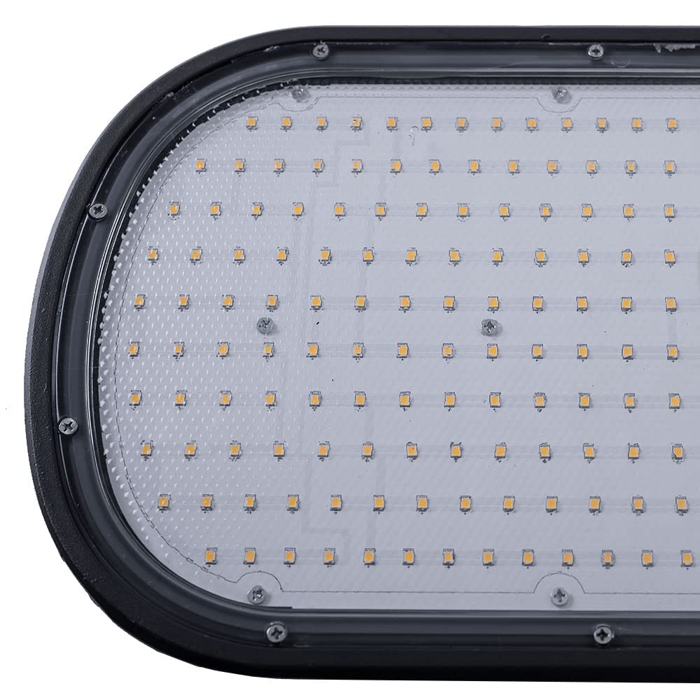 V-TAC PRO VT-101ST Armatura lampada stradale led chip samsung SMD lampione 100W 84LM/W bianco freddo 6400K slim alluminio grigio scuro IP65 - sku 21536