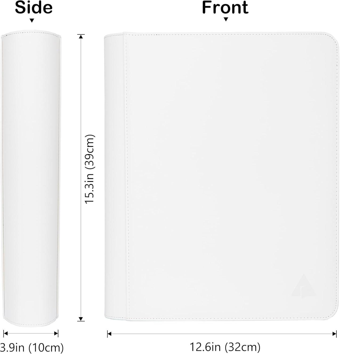 Top loader Binder, Holds 504 Top loaders, 9-Pocket Top Loader Binders with Sleeves for TCG & Sports Cards in 3'' x 4'' Top loaders -White