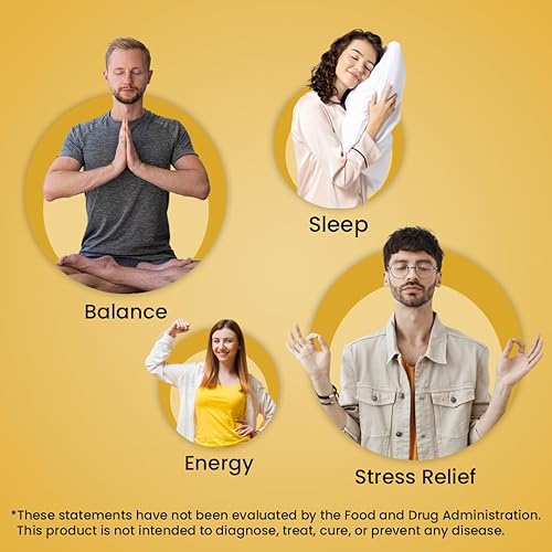 Miniatura 7 de NooMost Ashwagandha 1200 mg con extracto de pimienta negra  10% Withanolides  Extracto de raíz puro para promover la calma y el equilibrio para