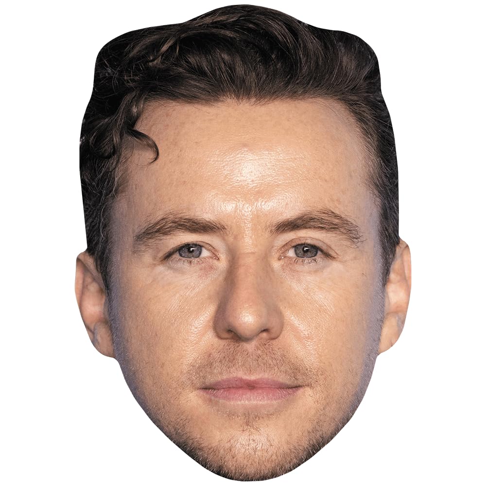 Danny Jones (Stubble) Celebrity Mask, Flat Card Face, Fancy Dress Mask