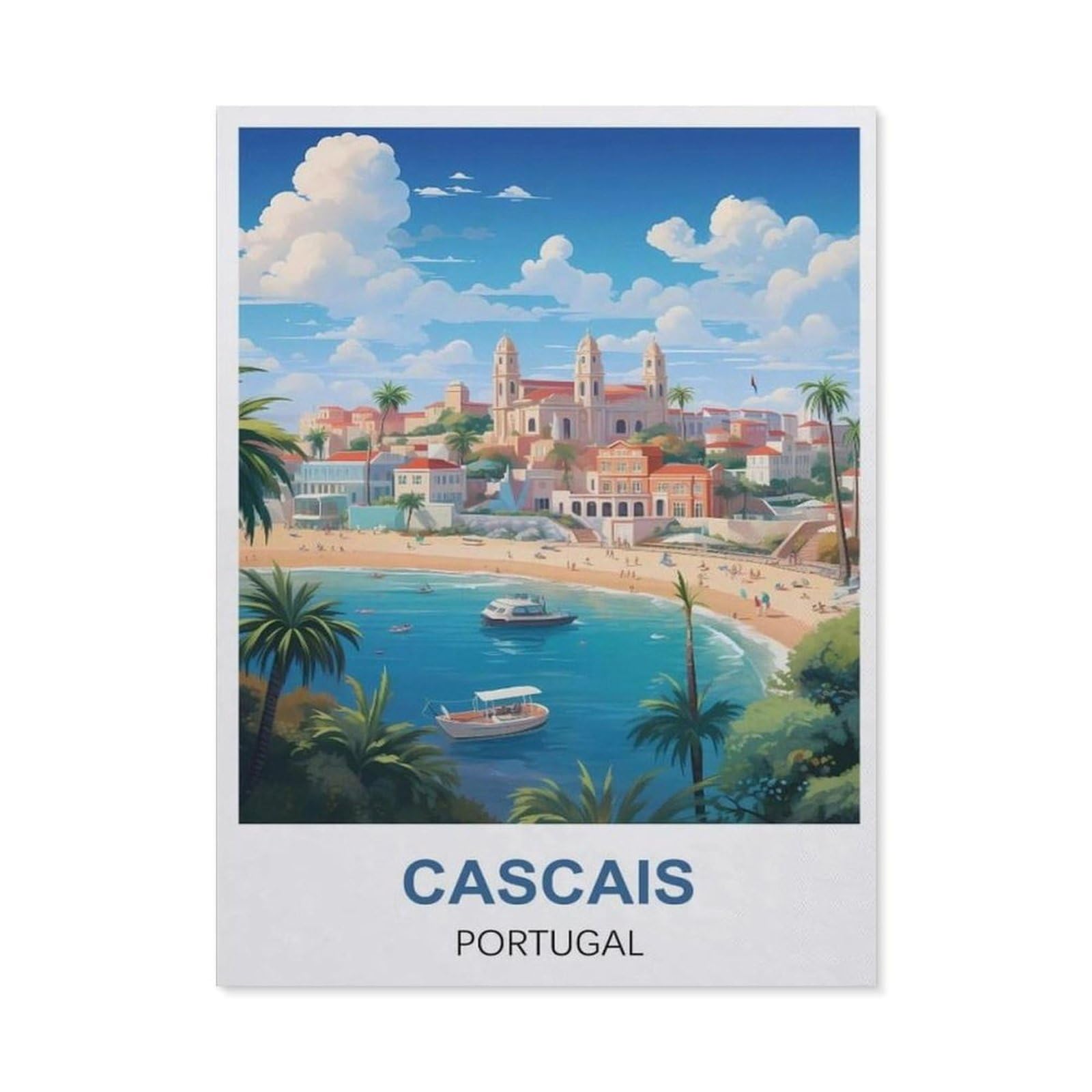 BEAYODKP DIY Diamond Painting，Cascais Portugal（30x40cm）