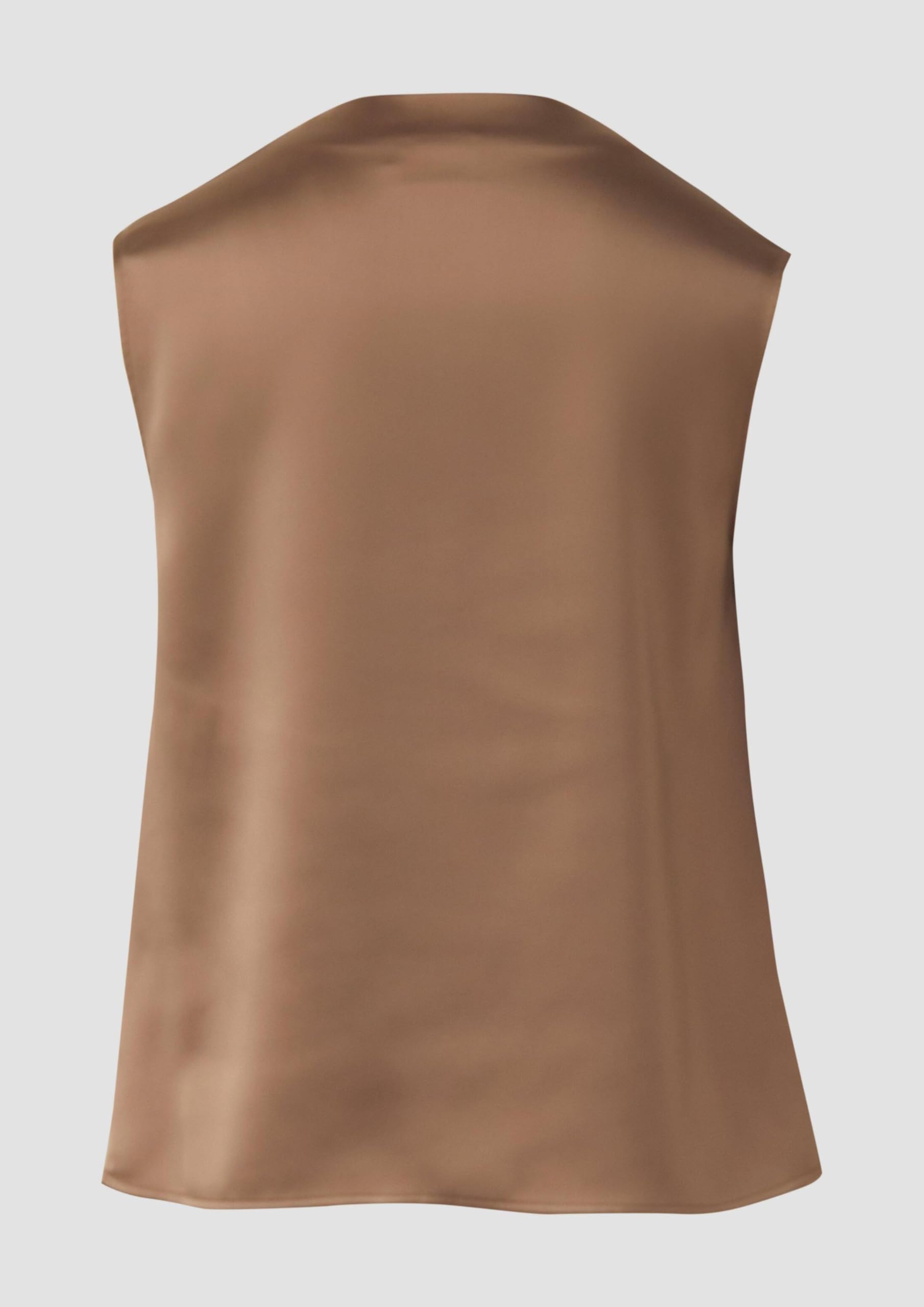 s.Oliver Satin-Top mit Wasserfall-Ausschnitt