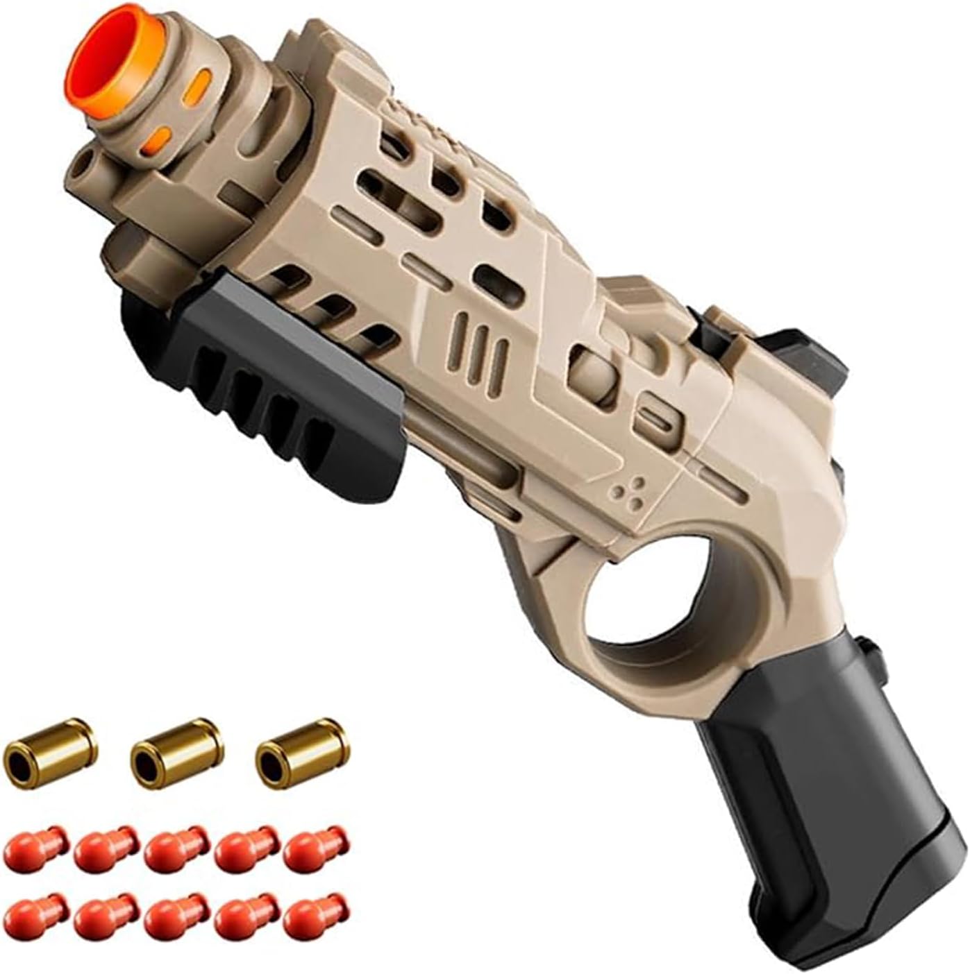 Fidget Toys Adults, Plastic Slider Fidget Clicker,Laucher,Laucher Fidget Toy,EDC Laucher ADHD Tools Executive Desk for Keep Focus & Relief Stress (Desert Yellow)