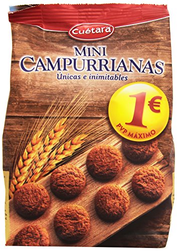 Cuètara - Mini Campurrianas - Galletas 300 gr - Pack de 3 (Total 900 grams)