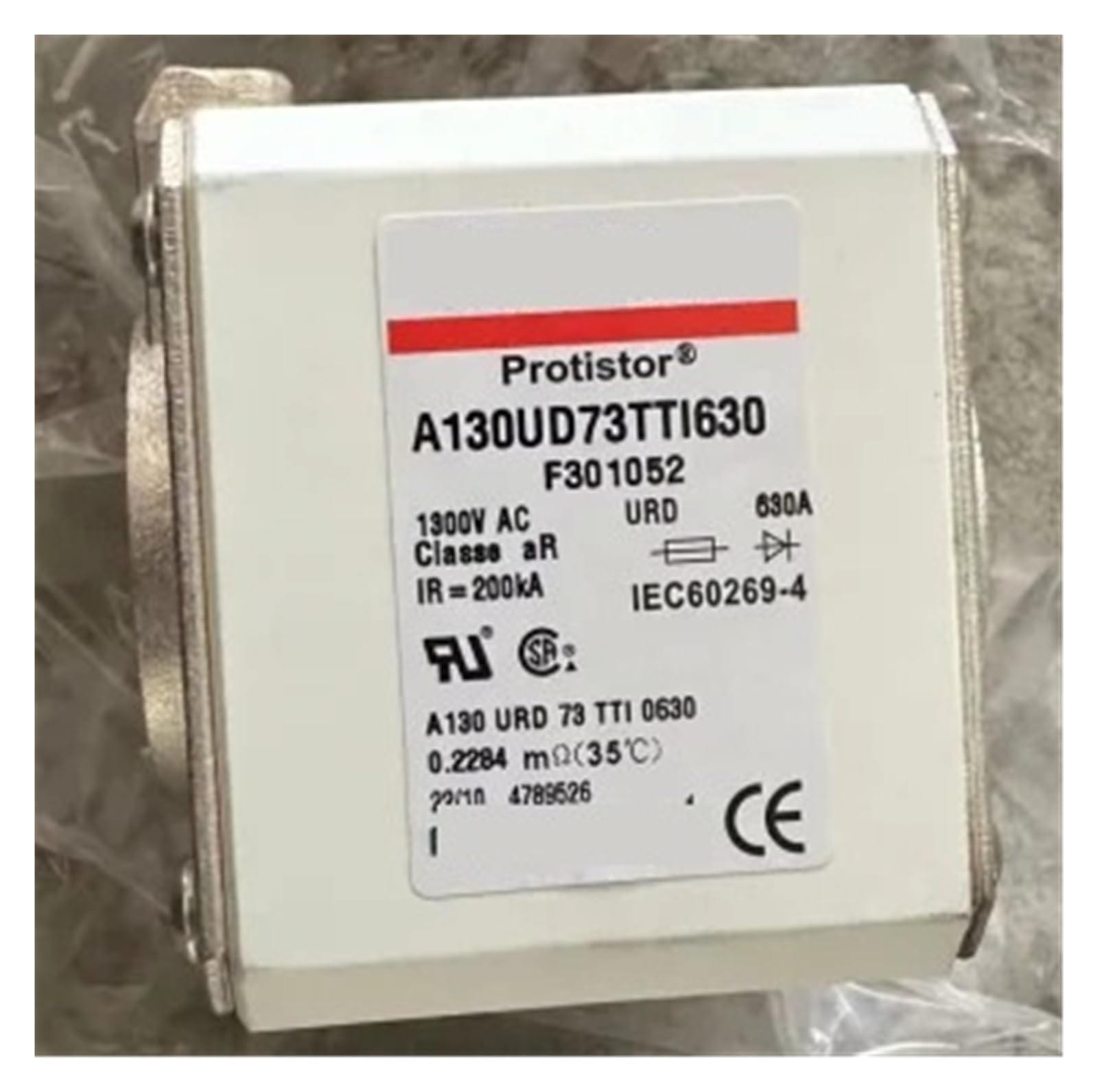 Fusibles A130UD73TTI550 haute tension pour armoire électricité