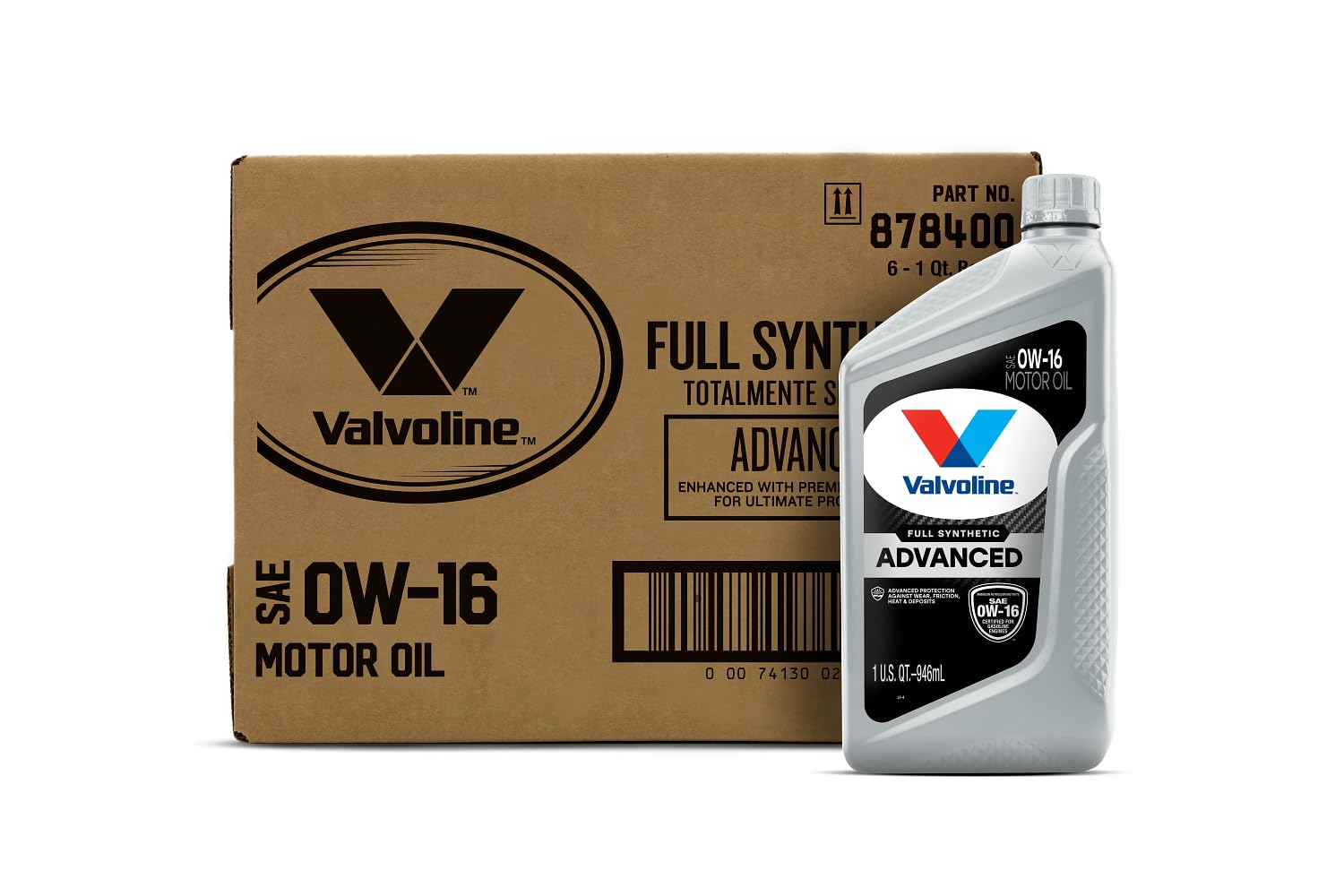Amazon.com: Valvoline Advanced Full Synthetic SAE 0W-16 Motor Oil
