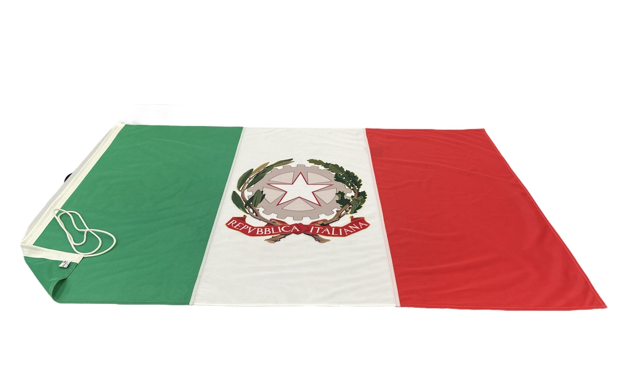 Bandiera Italia 100x150 Cm Da Esterno In Tessuto Stamina Nautica 220 Gr/m² – Antivento, Antipiega E Colori Brillanti, NS Bandiere