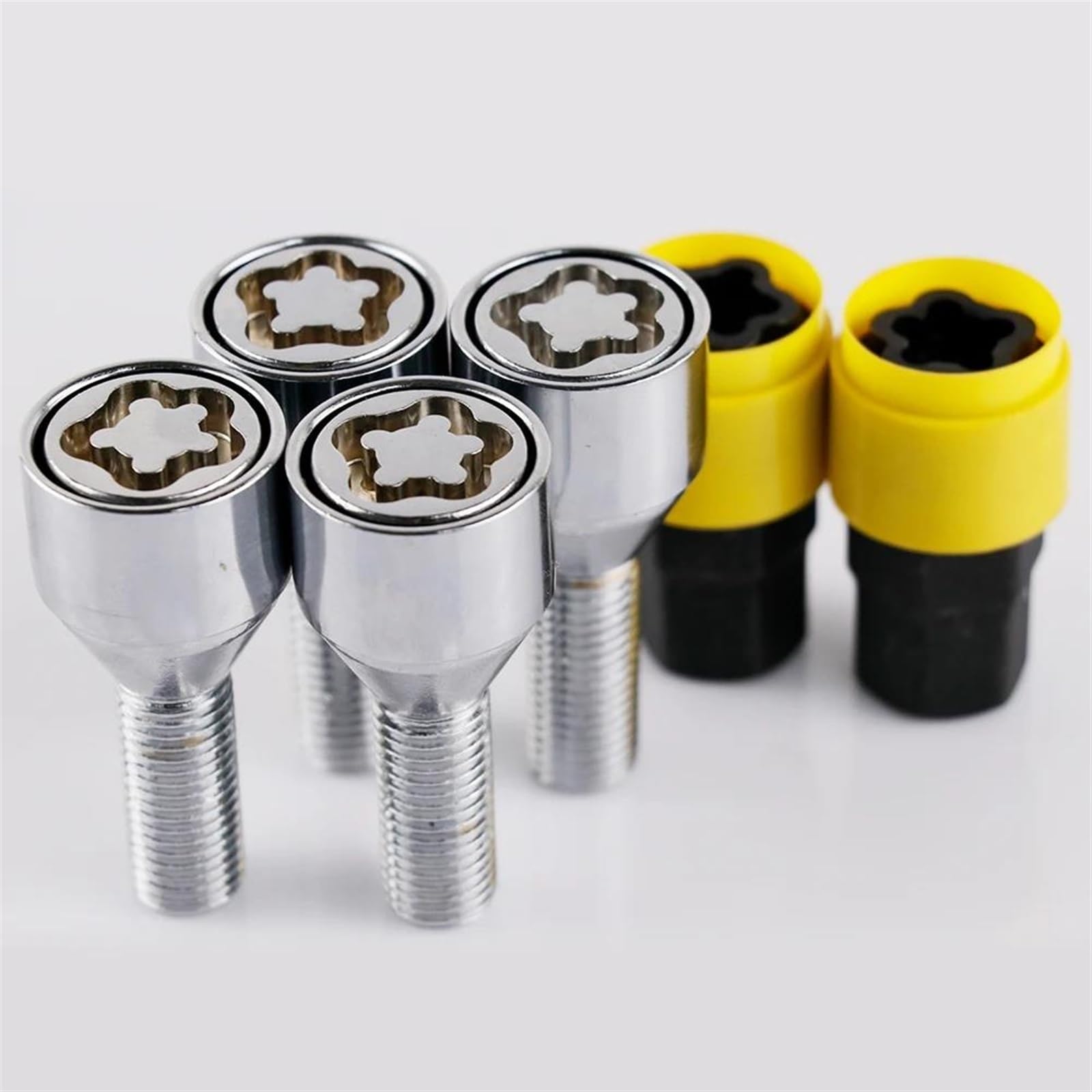 Radnabenschraube Kompatibel Mit Für 3er E21 E30 E46 E90 E91 E92 E93 1975–2013. M12 X 1,5 Radschrauben, Muttern 28 Mm, 4 Radschrauben, 2 Adapter