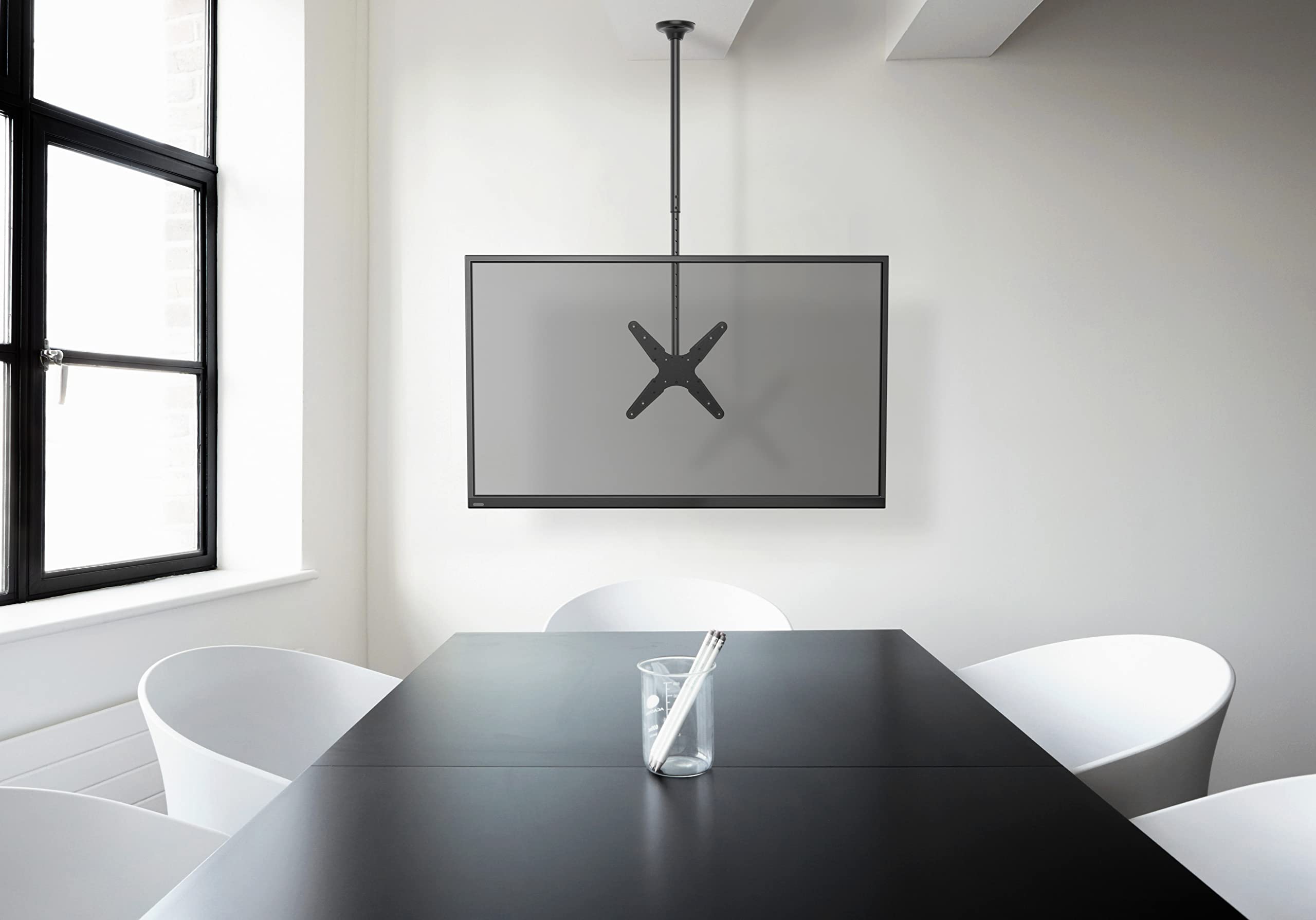 NewStar FPMA-C340BLACK 32-75 uchwyt sufitowy do telewizora, 50 kg, czarny