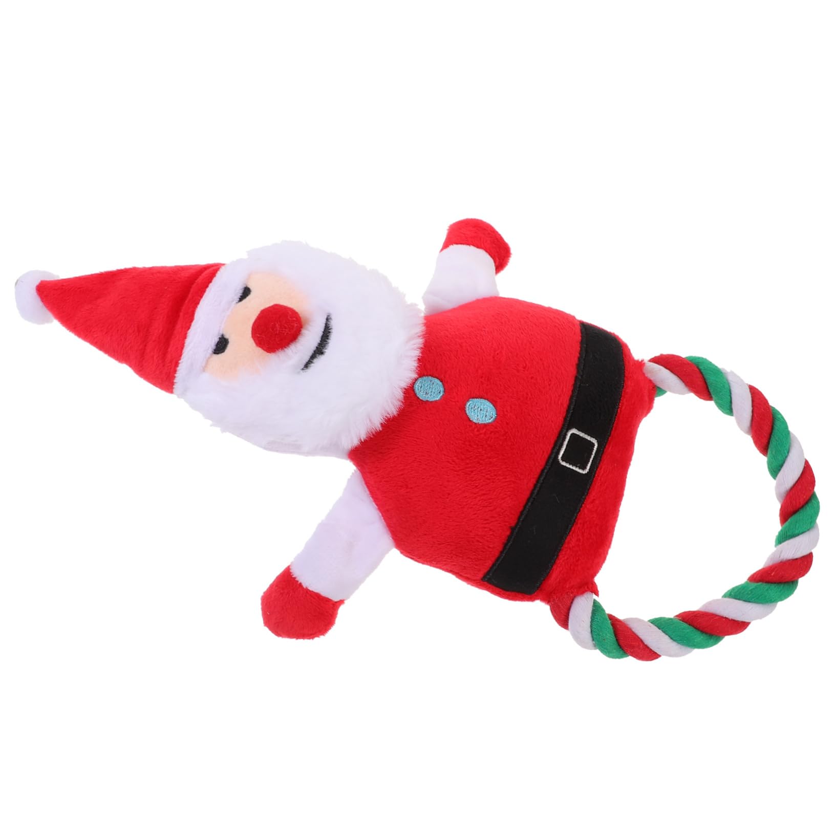 BESPORTBLE 4stücke Weihnachts-hundespielzeug Aus Bissfestes Und Interaktives Kauspielzeug Im Santa Claus Design Für Welpen Und Hunde Zahngesundheit Für Spielerische Beschäftigung