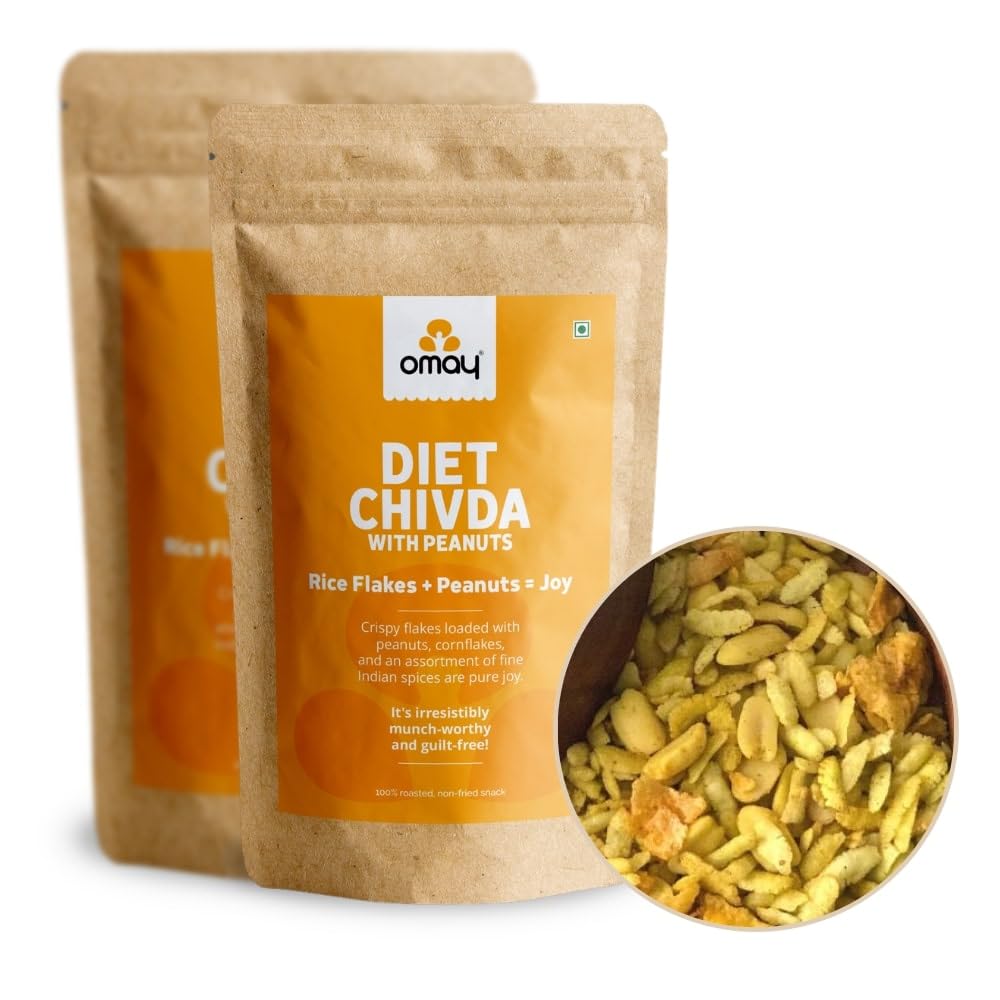 See full amazon price history chart for Omay Foods Diet Chivda, 400g Pouch (Pack of 2) | Healthy Snack | 100% Oil-Free | Roasted Namkeen I Ready To Eat I Non-fried snack I Peanuts, Cornflakes Omay Foods Diet Chivda, 400g Pouch (Pack of 2) | Healthy Snack | 100% Oil-Free | Roasted Namkeen I Ready To Eat I Non-fried snack I Peanuts, Cornflakes (B08F7W7FGZ) Amazon Price History, Amazon Price Tracker