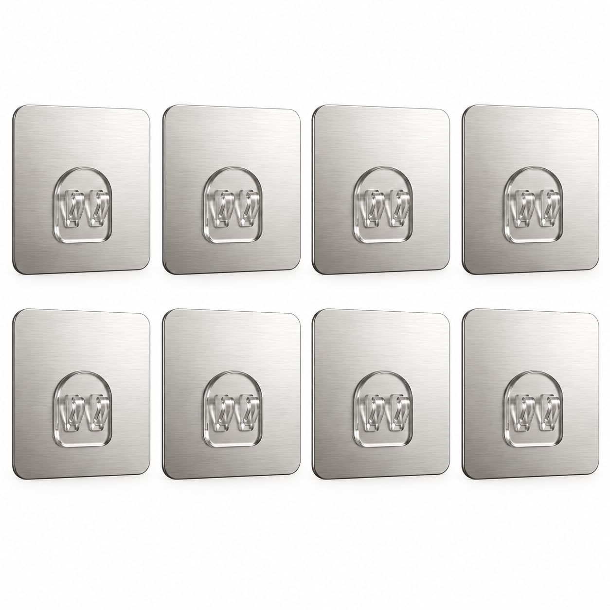 15 Pack Adhesive Wall Hooks - No Drill, Heavy Duty -8