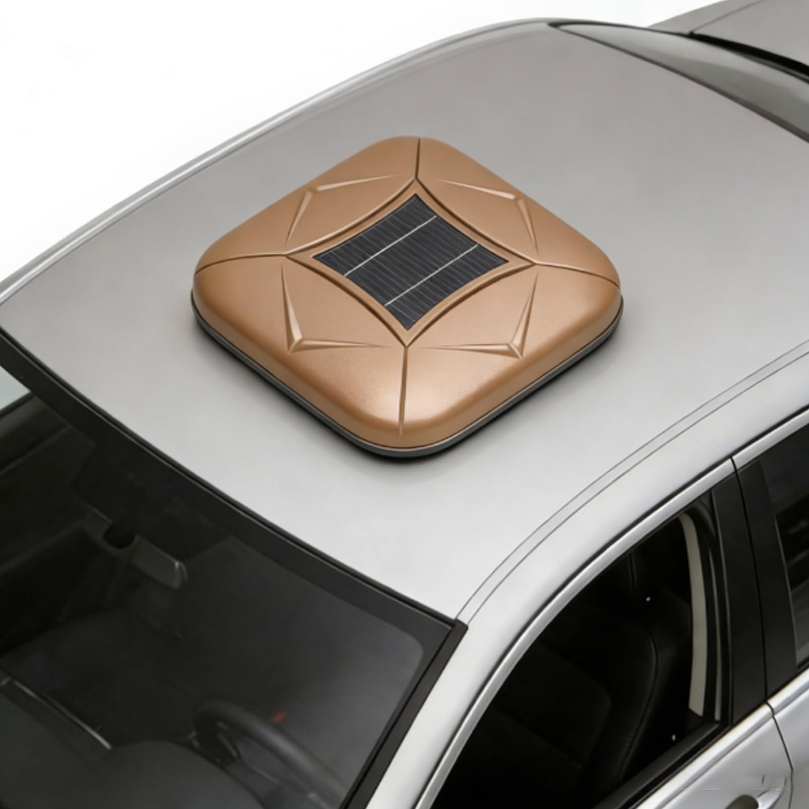 Smart Waterproof Car Cover - All-Weather, Wind & Snowproof, Full Coverage, Solar Charging & Remote Control, Automatic Retractable, Outdoor/Indoor Use Gold-3XXL