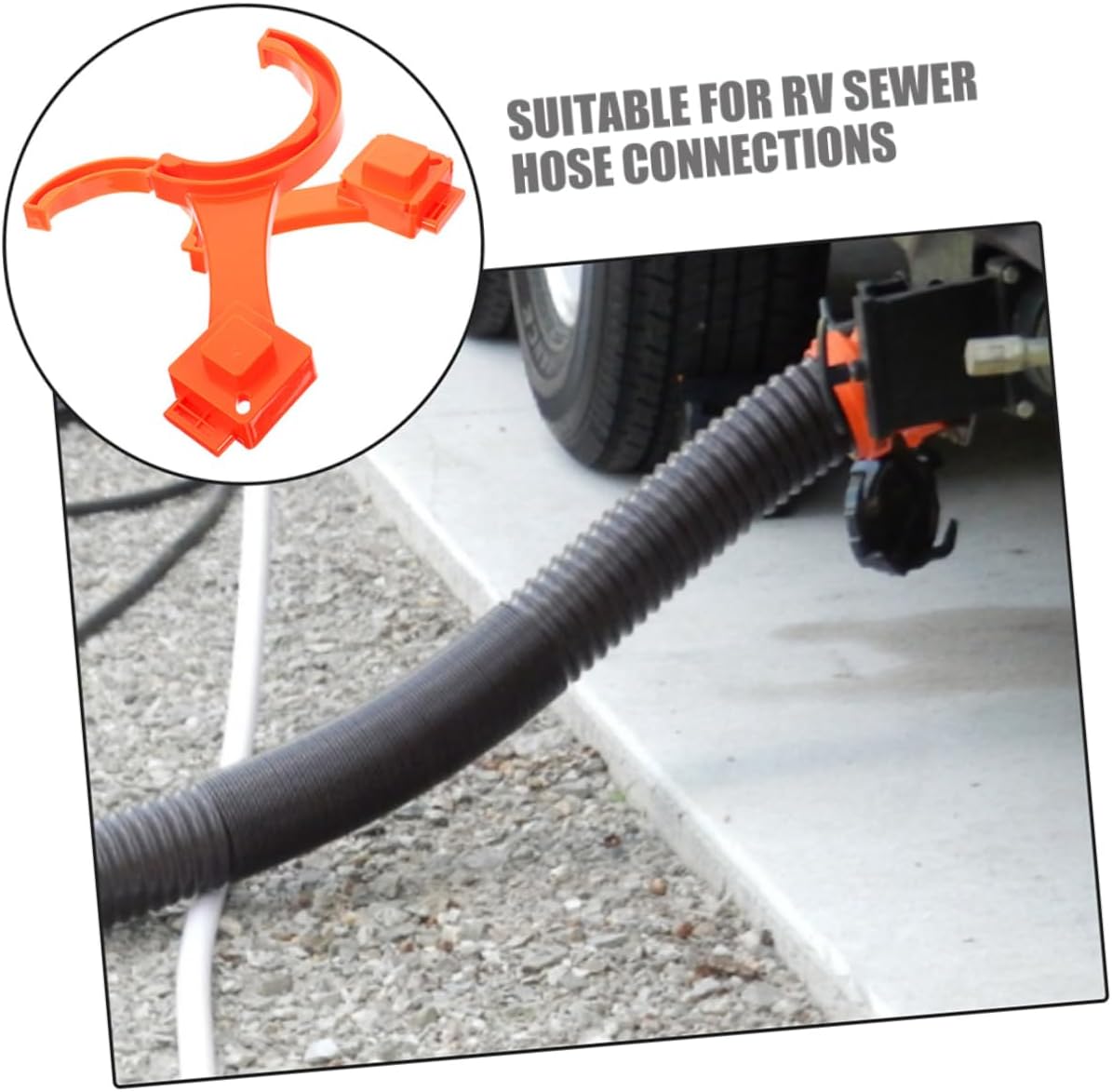 Alipis 4PCS RV Sewer Hose Wrench Set Multi-Purpose Tool for RV Sewer Connections Sturdy Universal Spanner