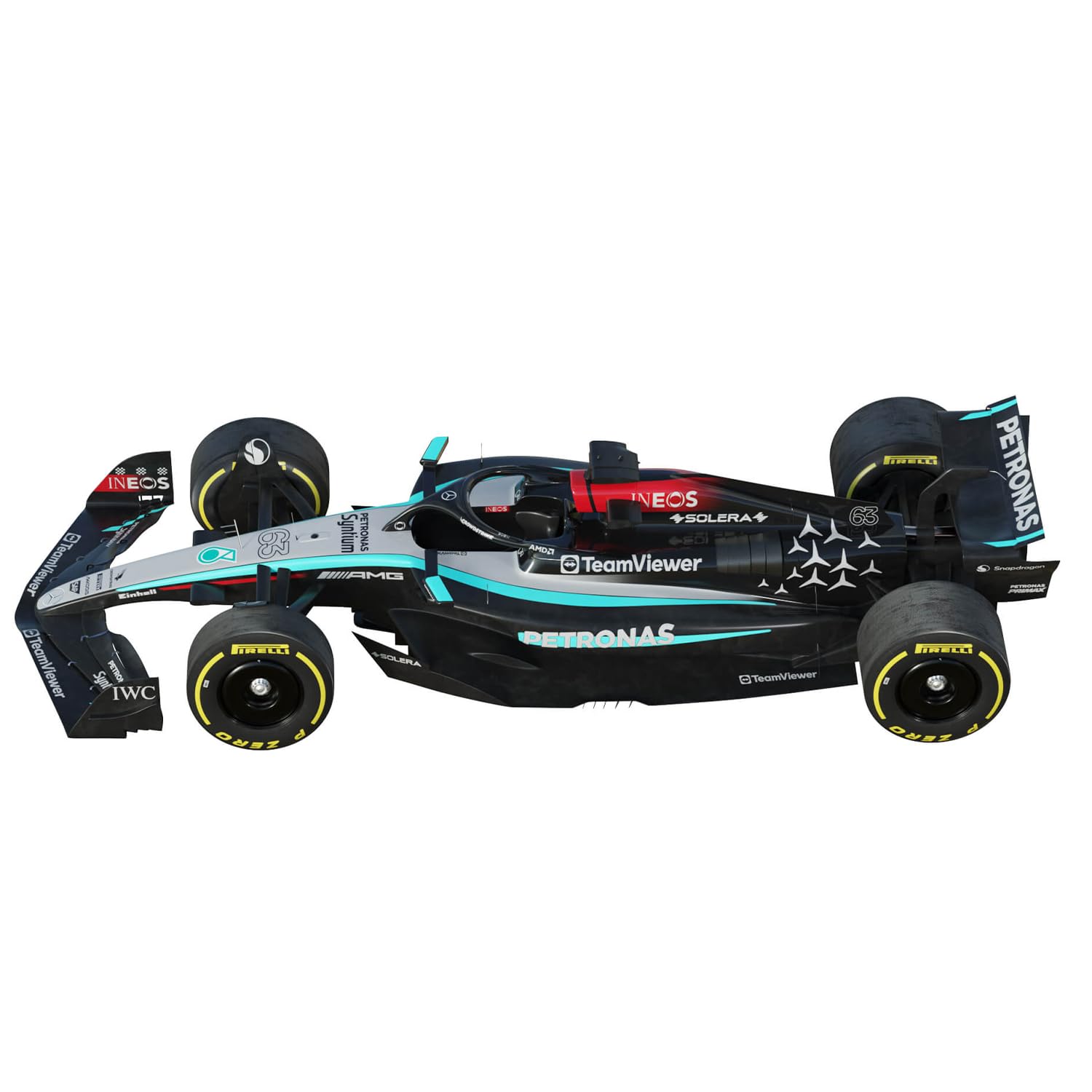 Amazon.com: RACE MODEL Mercedes AMG Petronas F1 W15 Grand