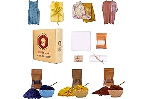 Fabric Tie Dye Kit with 3 Natural Fabric Dyes