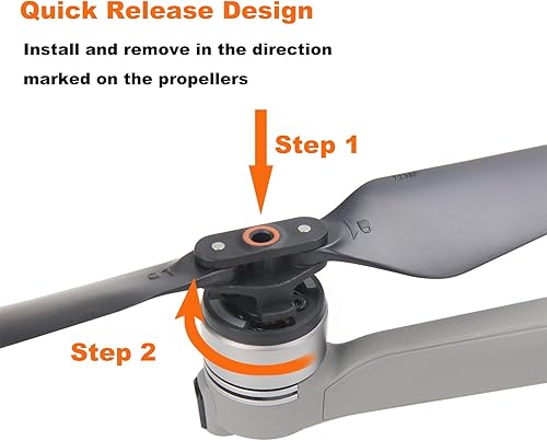 Miniatura 3 de CQT (12 unidades) cuchillas de hélice Air 2 S 2s + correa de soporte de hélice compatible con DJI Air 2sMavic Air 2 Props Alas de hélice accesorios