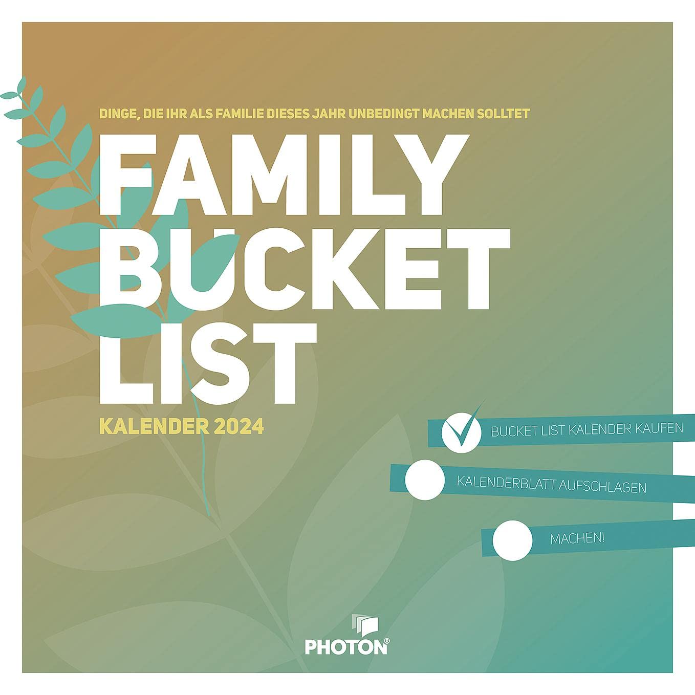 Family Bucket List Kalender 2024