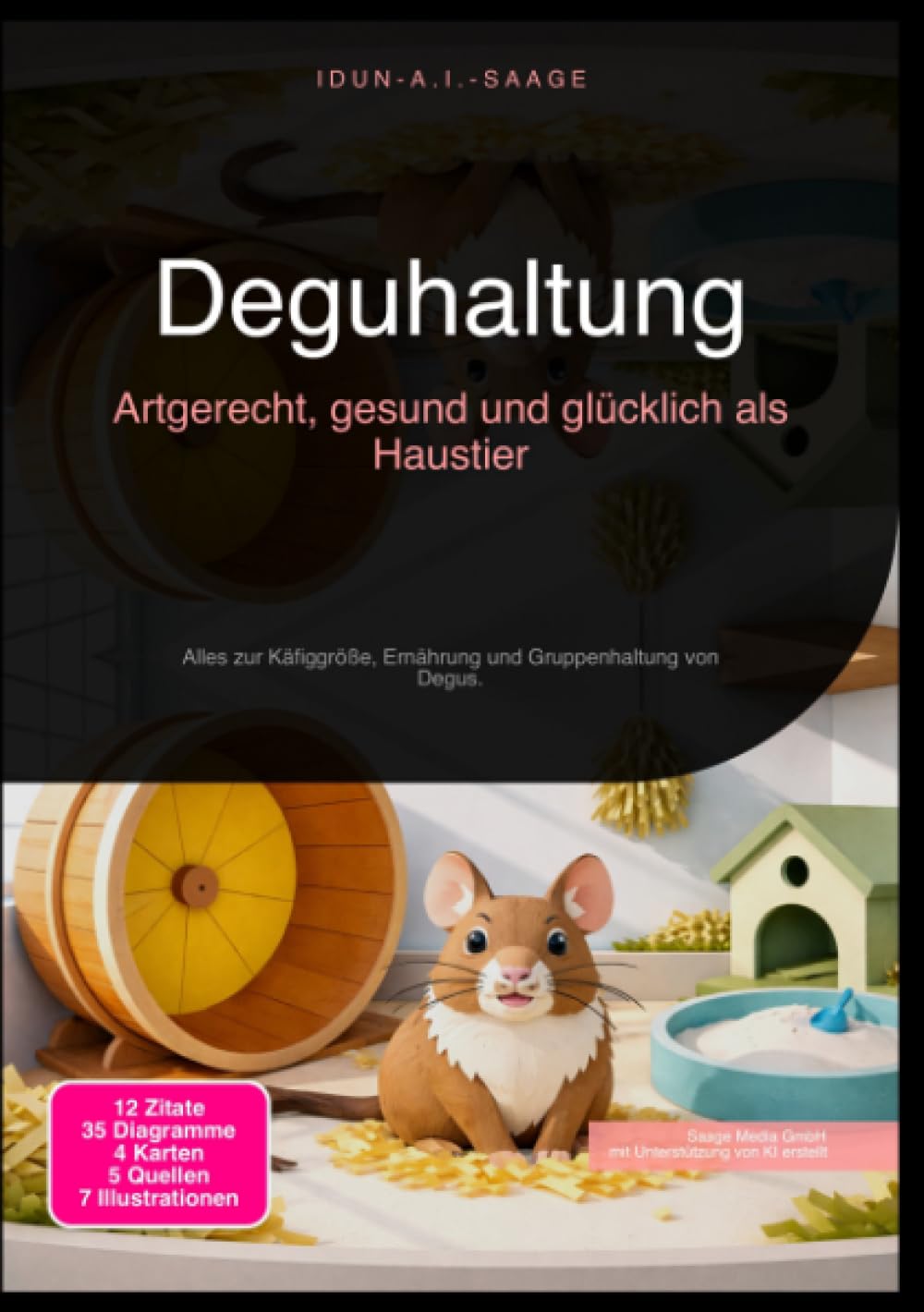 Deguhaltung: Artgerecht, gesund und glücklich als Haustier: Alles zur Käfiggröße, Ernährung und Gruppenhaltung von Degus.