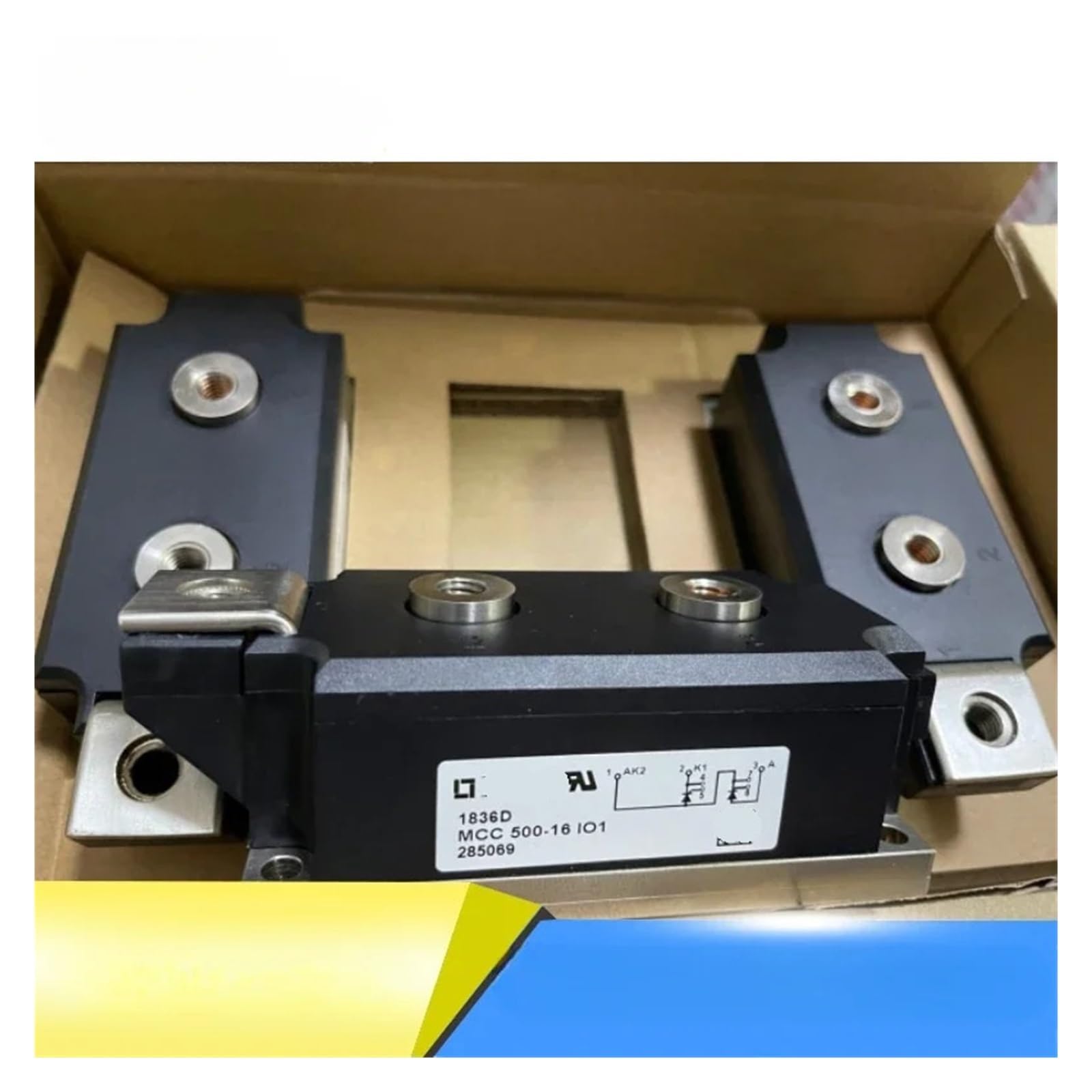 YMUGUEGH 1pcs MCC500-16I01 MCC500-16IO1 MCC501-16IO1 MCC501-18I01B MCC551- Thyristor