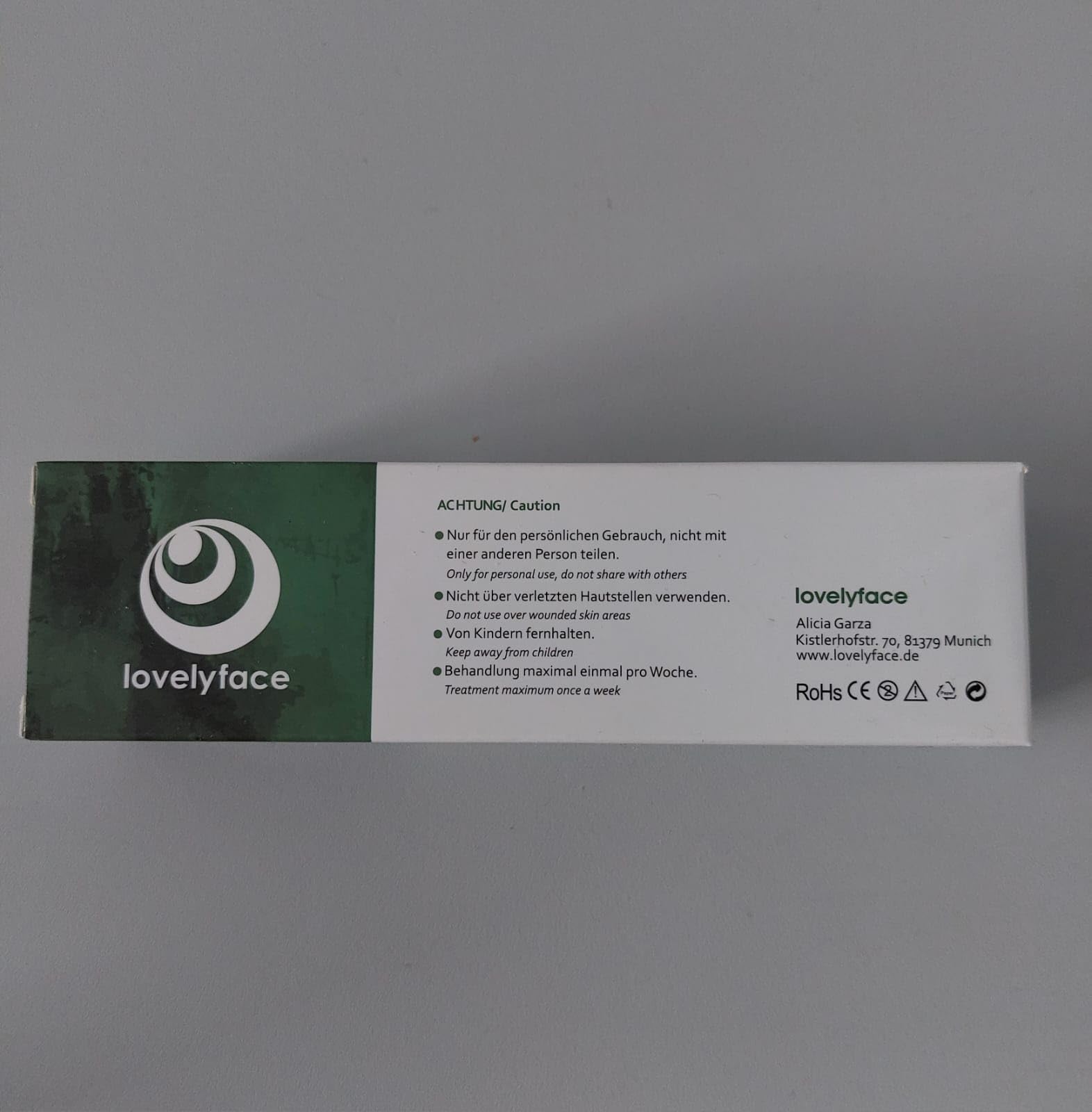 Skórka Roller LovelyFace 192 prawdziwe igły - mikroigłowanie do pielęgnacji skóry. Różne długości igieł 0,25, 0,5 i 0,75 mm do twarzy i ciała (0,5 mm)