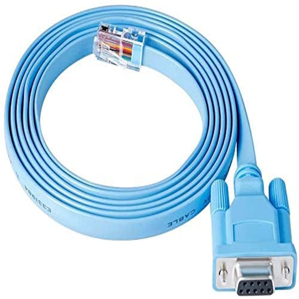 H-its Kabel - RJ45 to RS232 9-pin DB9 Serial Port Female to RJ45 Ethernet Console Cable Cisco Device Management Serial Adapter for Personal Computer, Router (Blue) (B0B1XY41Y7) Amazon Price History, Amazon Price Tracker