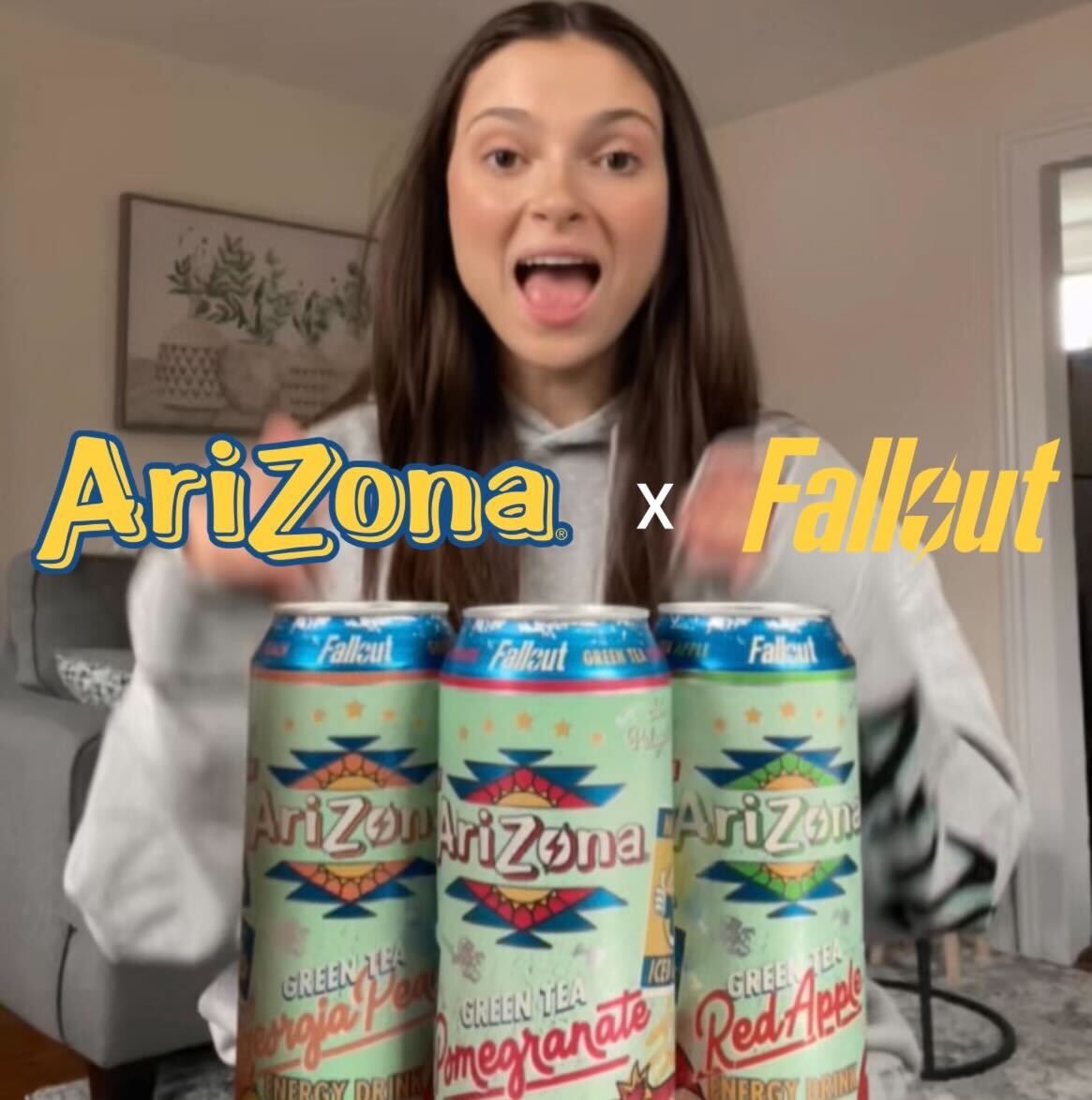 Amazon.com: AriZona x Fallout Energy Drink - Low Calorie Sweet
