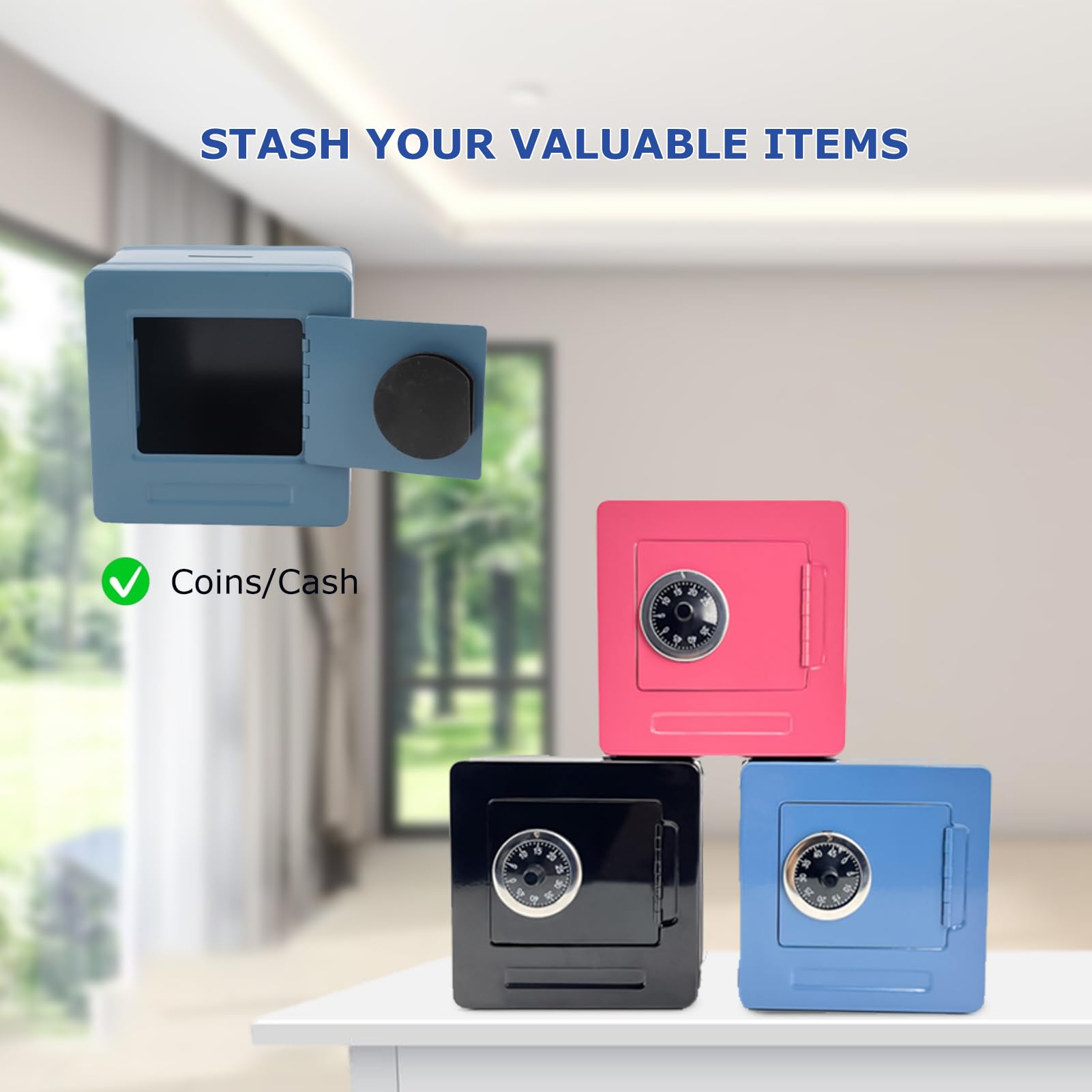 Caja Fuerte Caja Fuerte de Metal Electrónica con Cerradura y Código para la Seguridad del Hogar