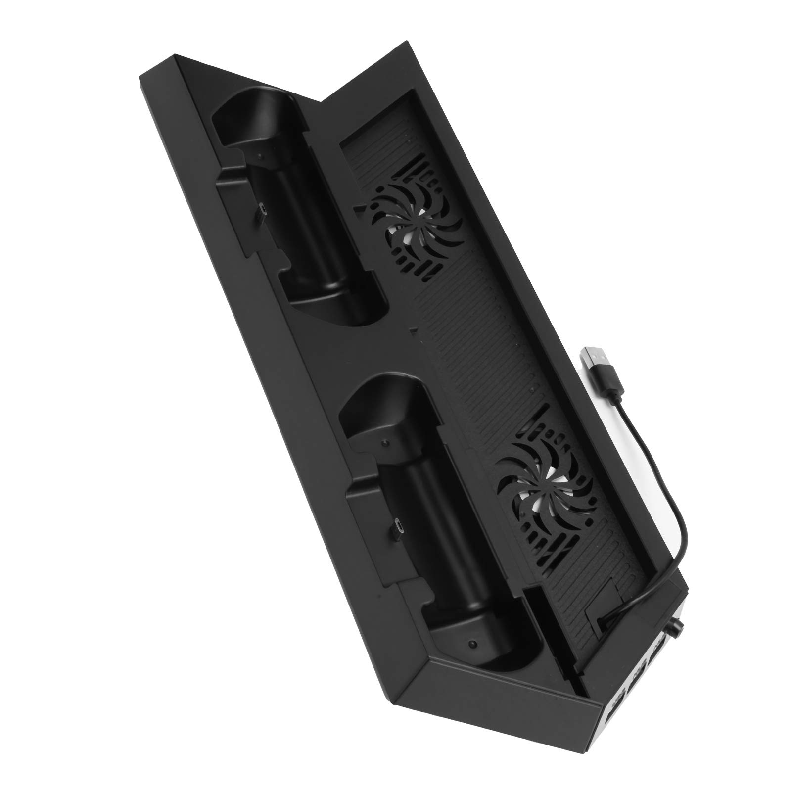 Zunate Lüfter für, SY001 Slim Cooling Fan Console Cooler, für Stand Silent Cooling Fan Station, für 4 Console und Controller/Game Console