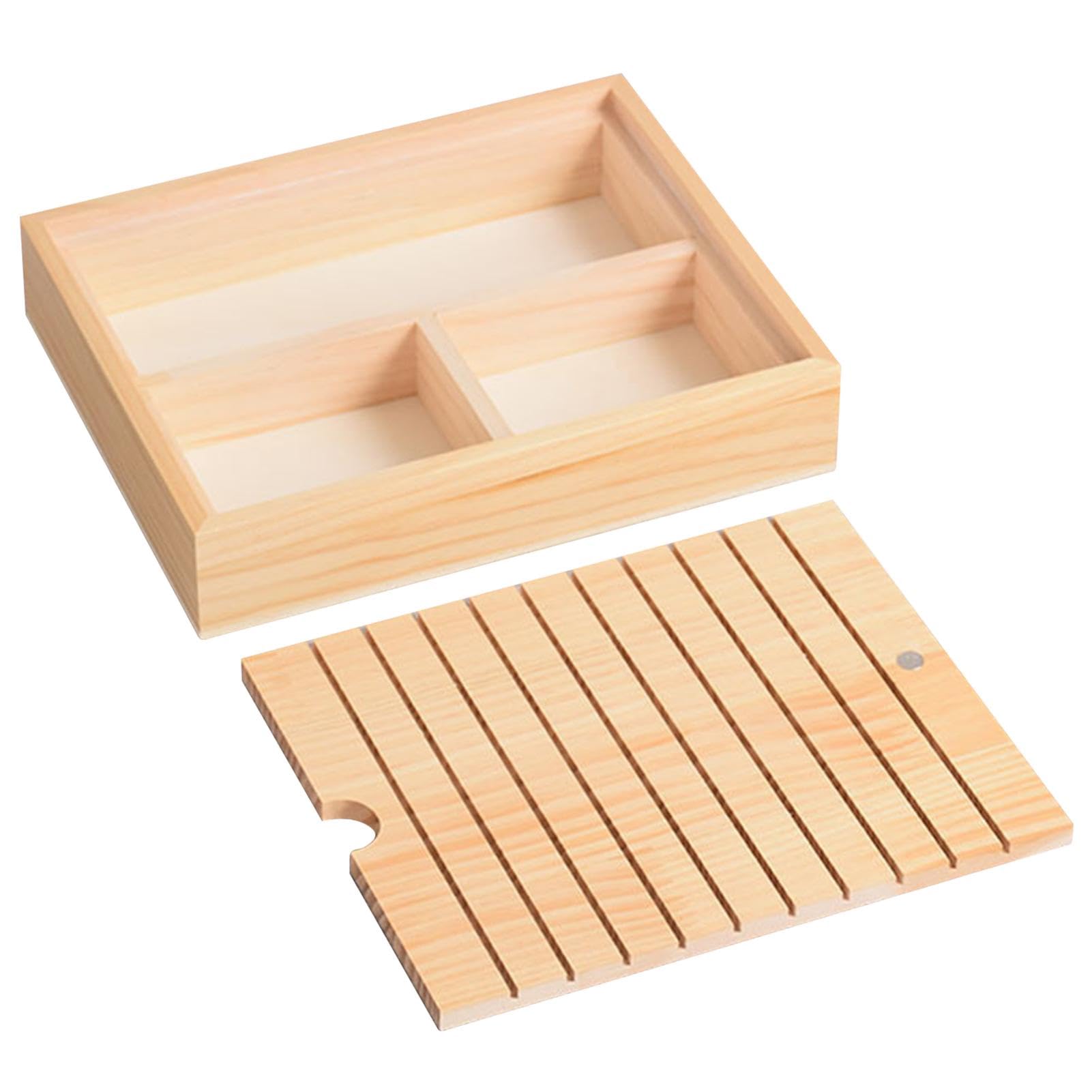 Porte-bobines en bois 10 fentes pour organiser vos fils sans nœuds